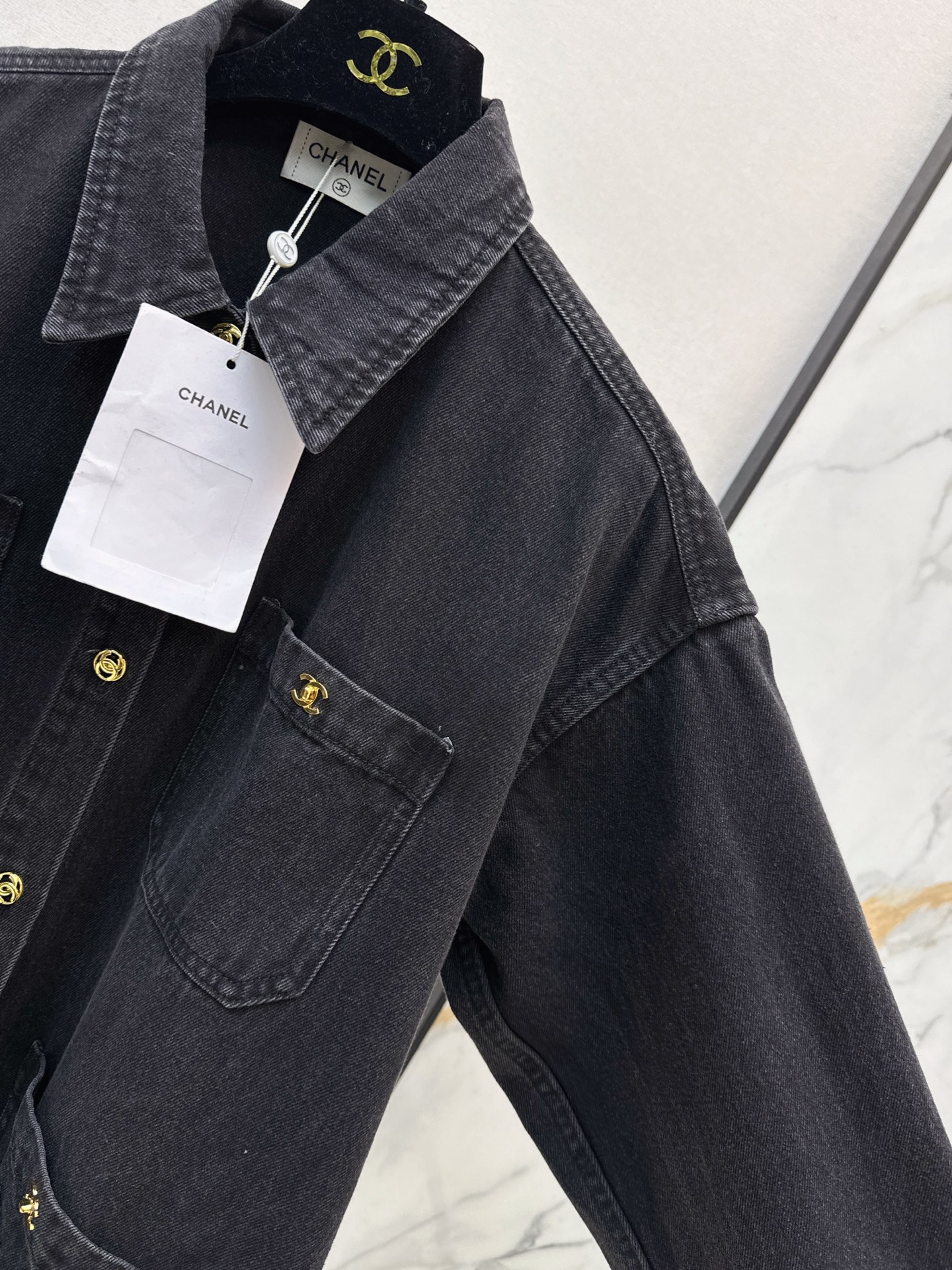 Chan 26fw denim shirt jacket