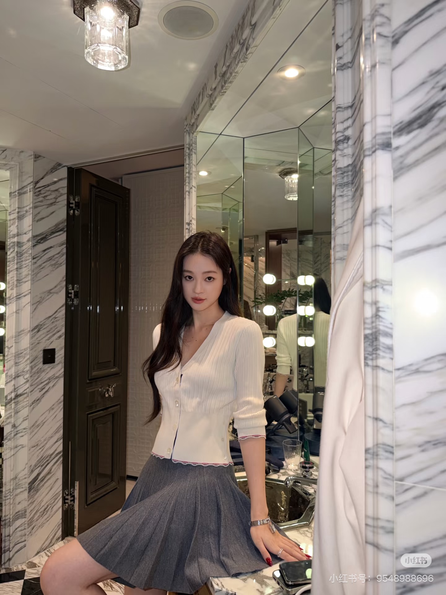 Thom 26fw cropped cardigan