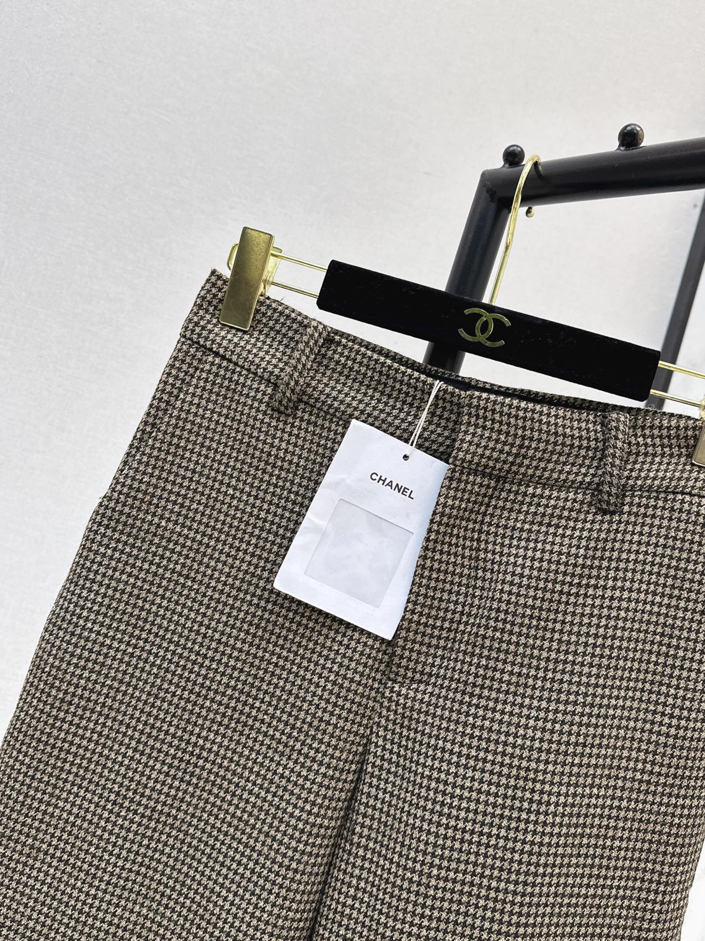 Chan 26fw houndstooth suit pants