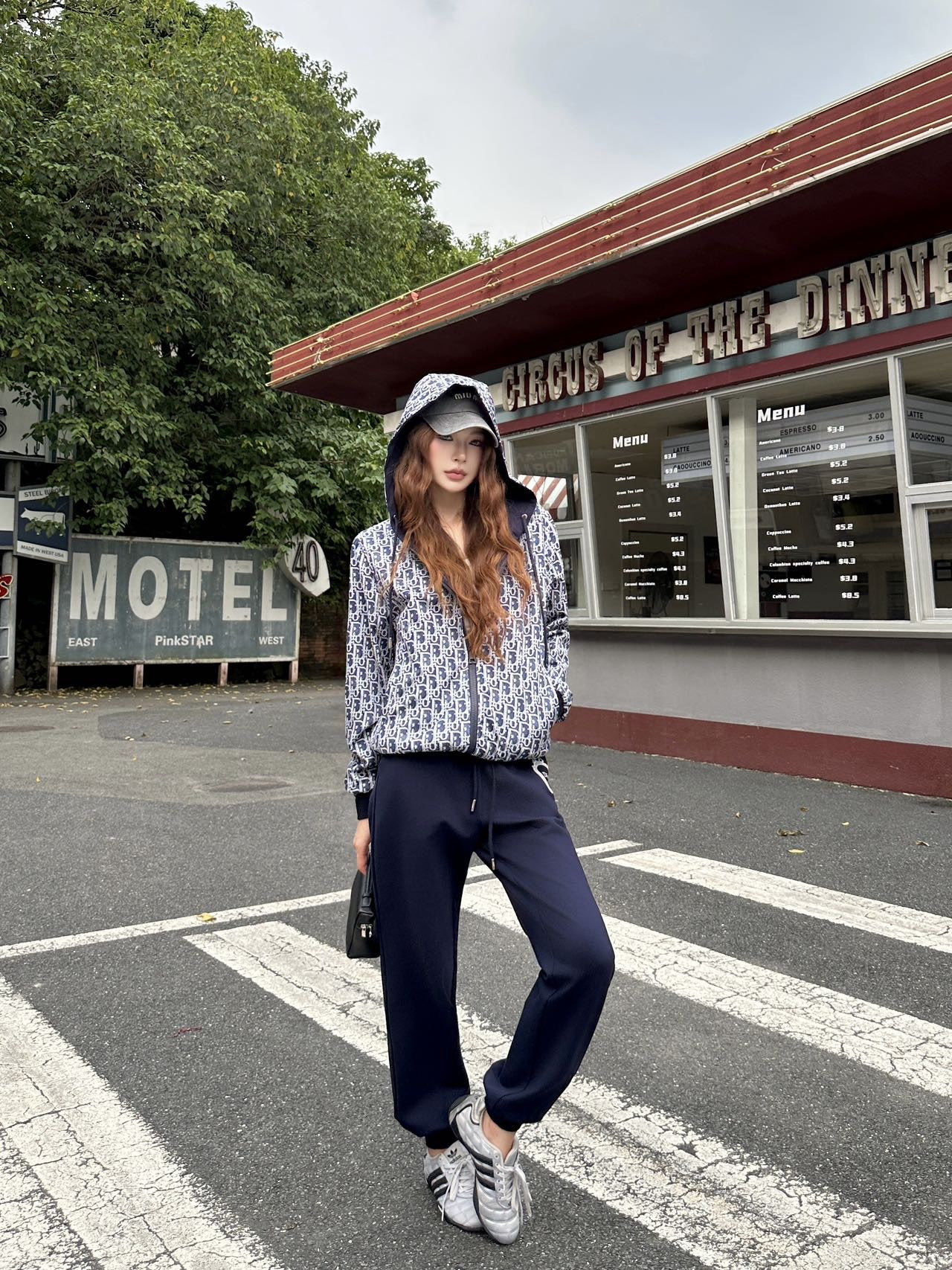 CD 26fw reversible hooded jacket pants sets