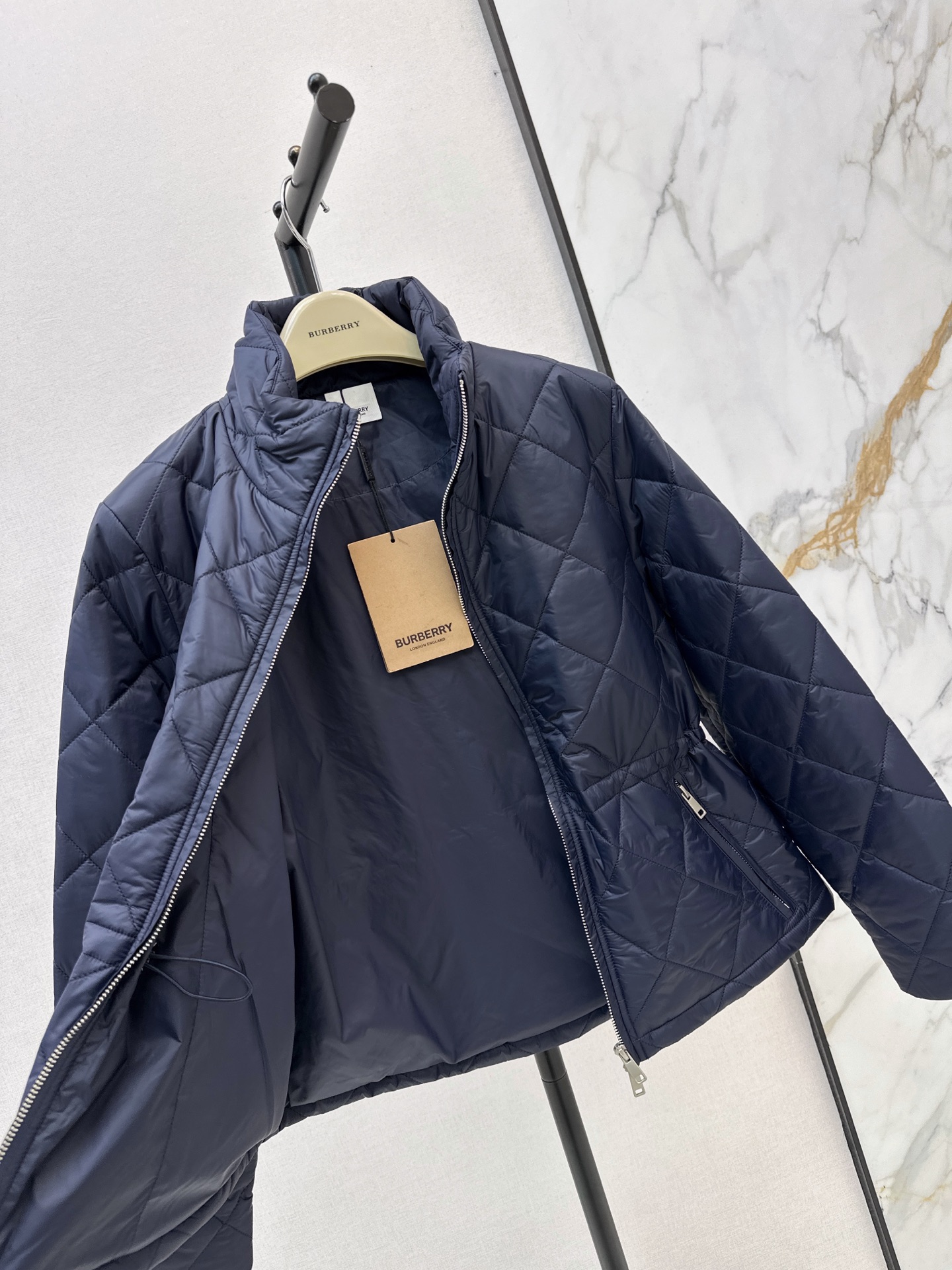 Bur 26fw drawstring padded jacket