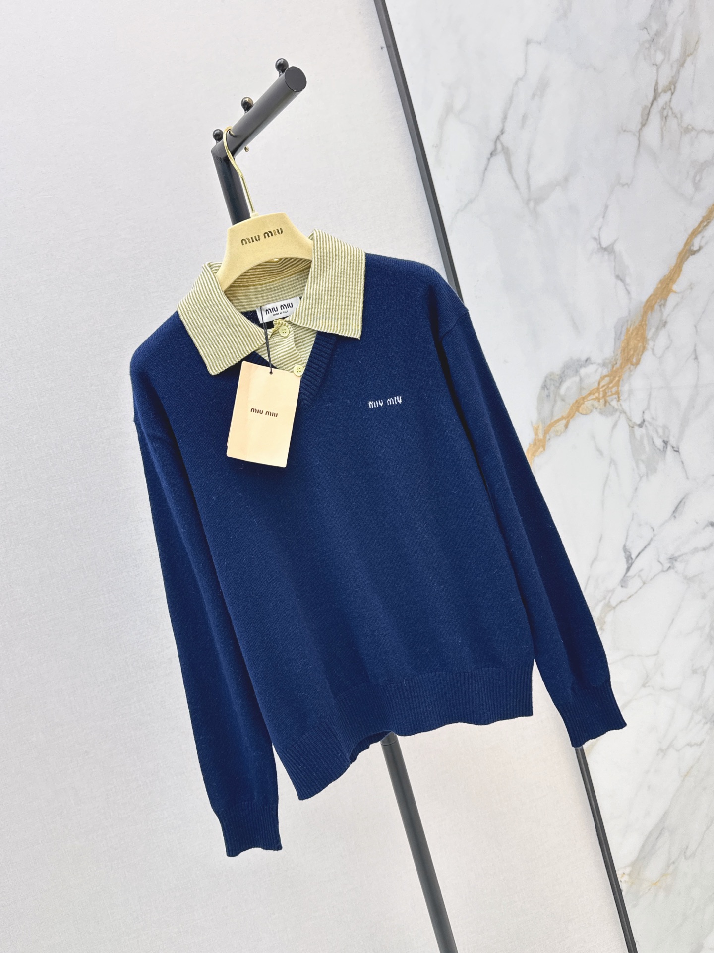 Miu 26fw 2in1 knitwear