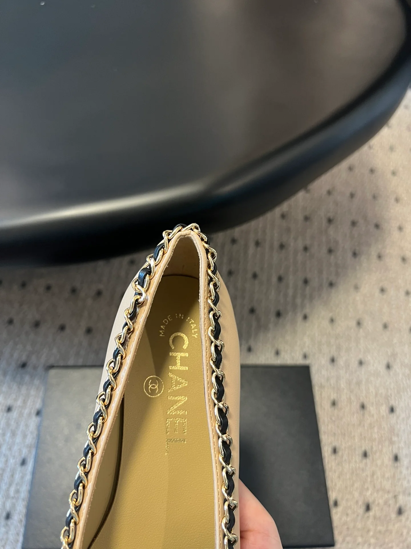 Chan 25fw chunky heels