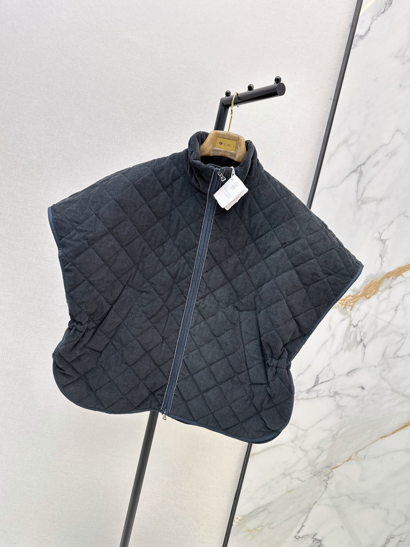Brun 26fw coudroy padded vest jacket