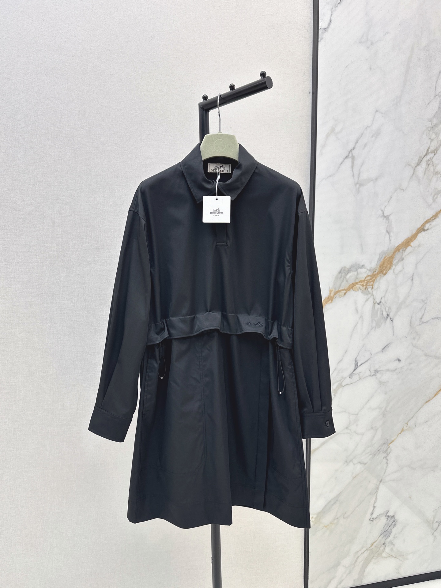 Her 26fw drawstring dress