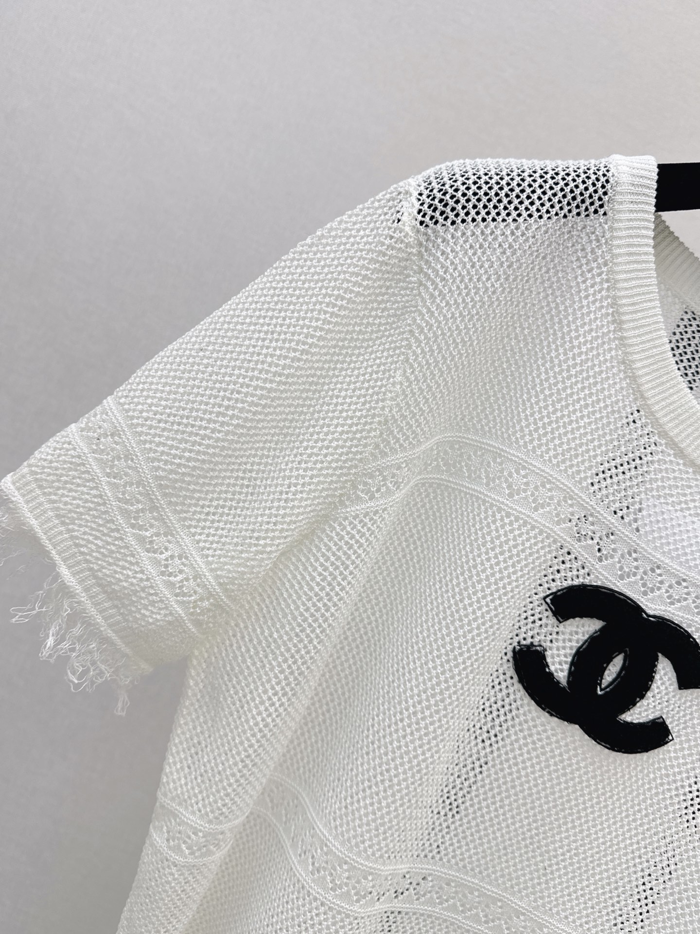 Chan 26fw hollow knitwear