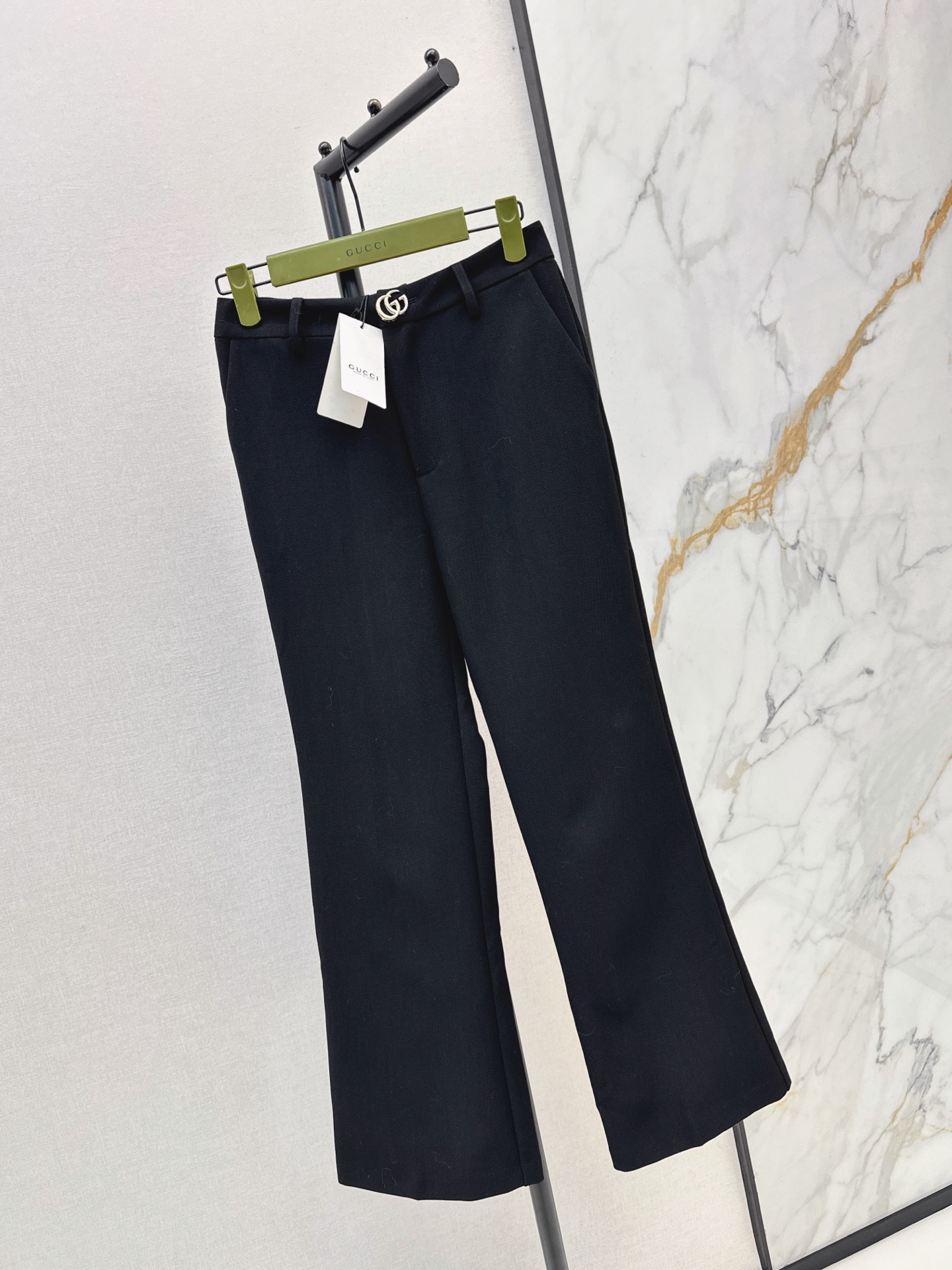 Guc 26fw straight-leg trousers