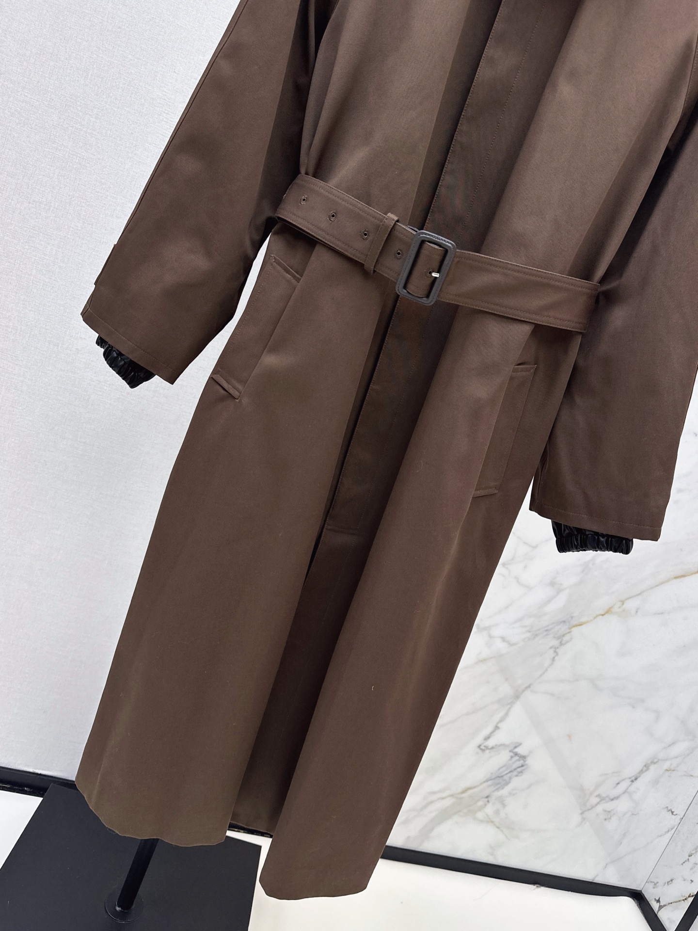 Bott 26fw woven collar trench coats