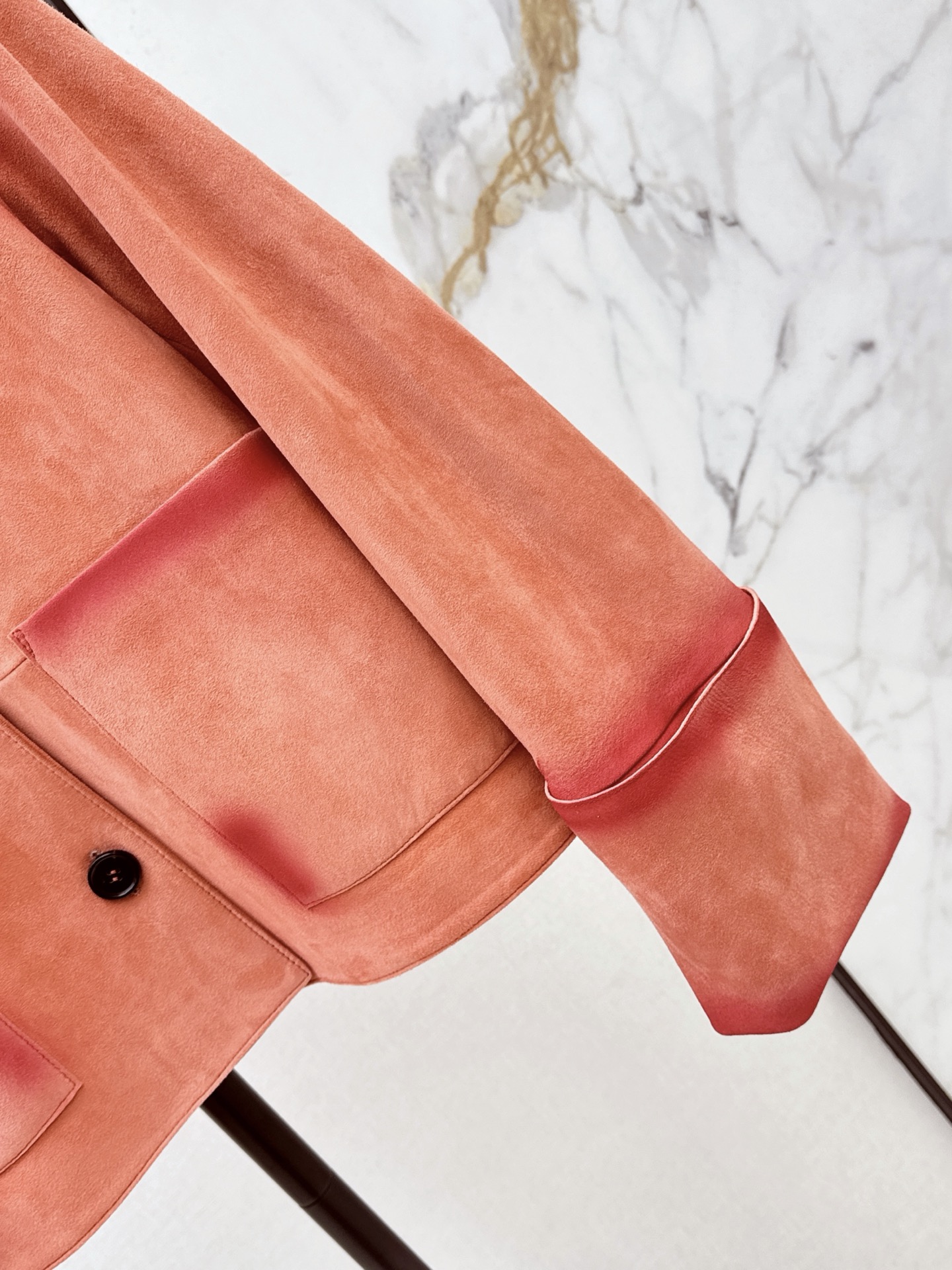 Loe 26fw suede leather jacket