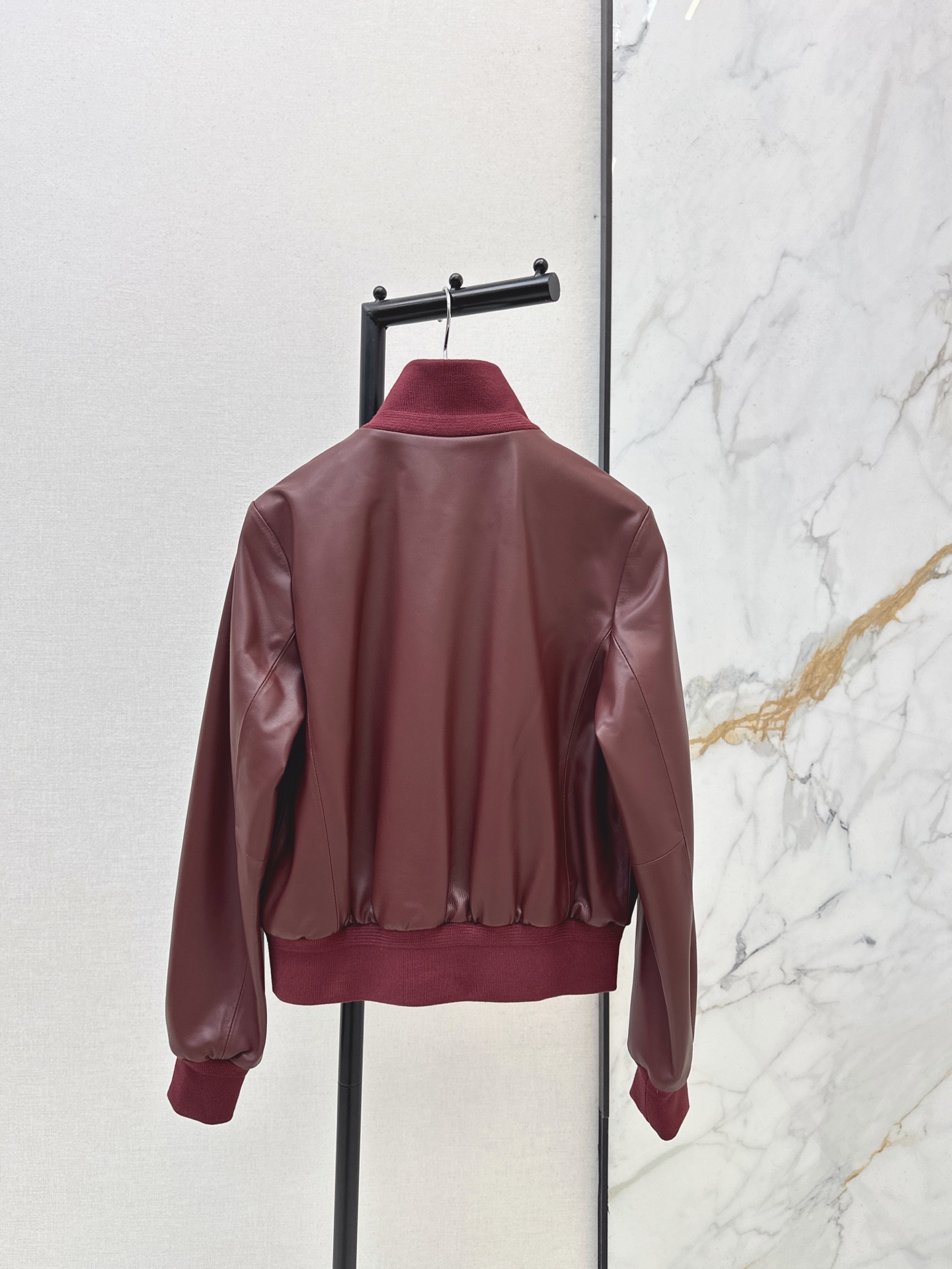Loe 26fw leather jacket