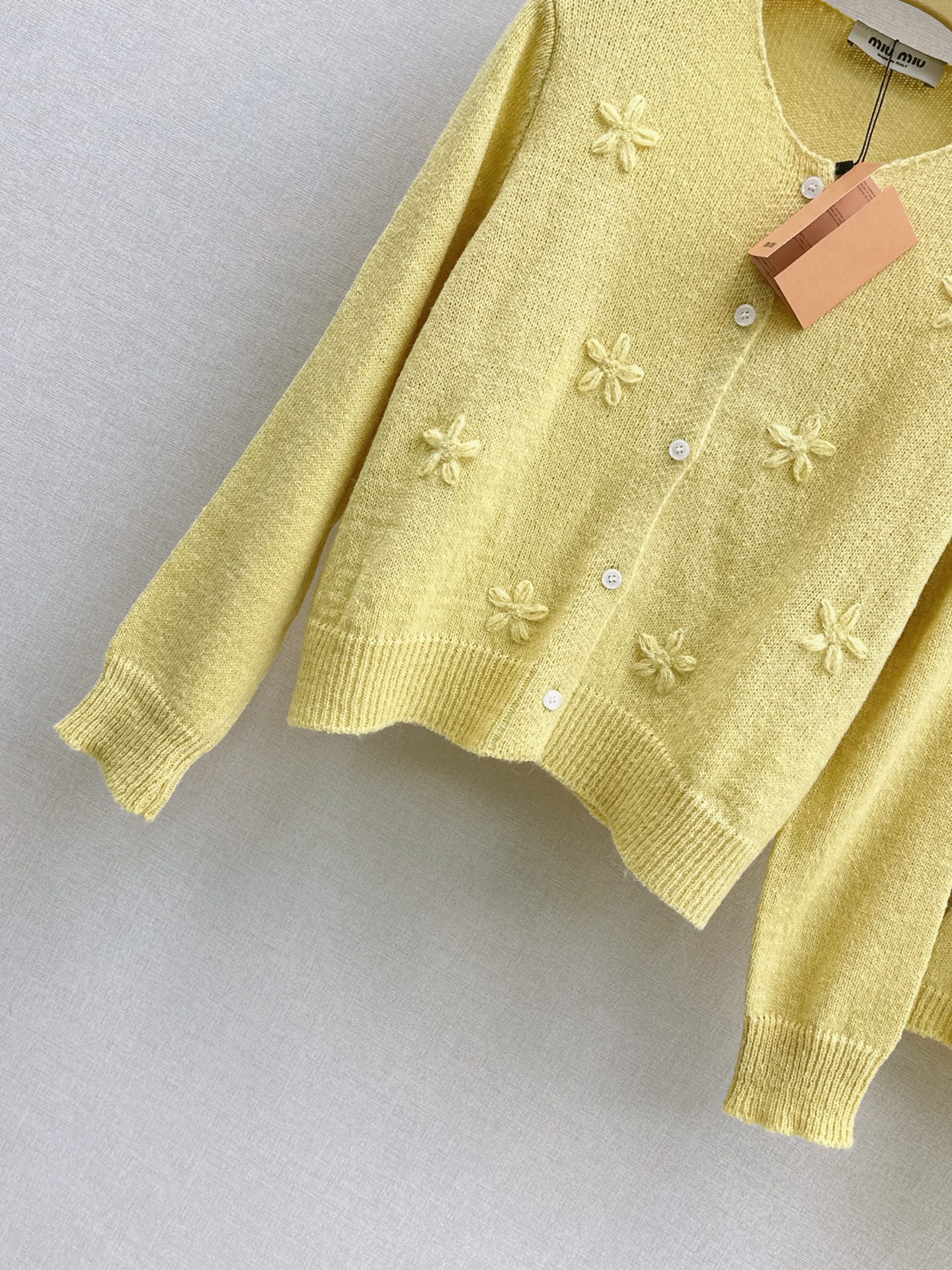 Miu 26fw knit camisole cardigan sets