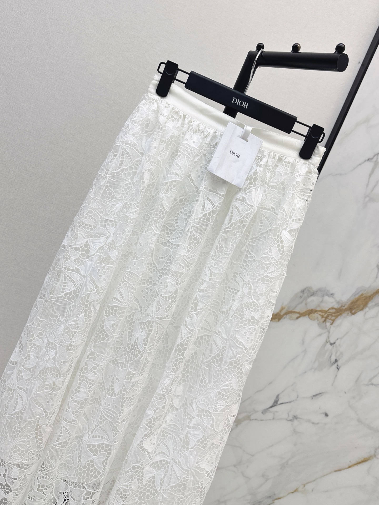 CD 26ss hollow bow embroidery skirt