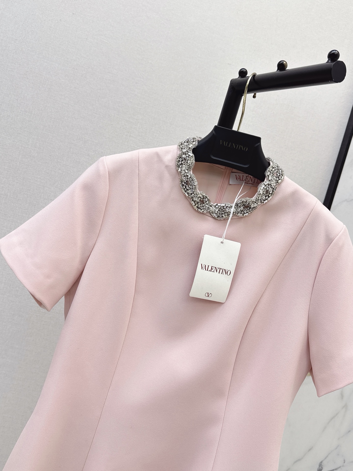 Valen 26fw rhinestone dress