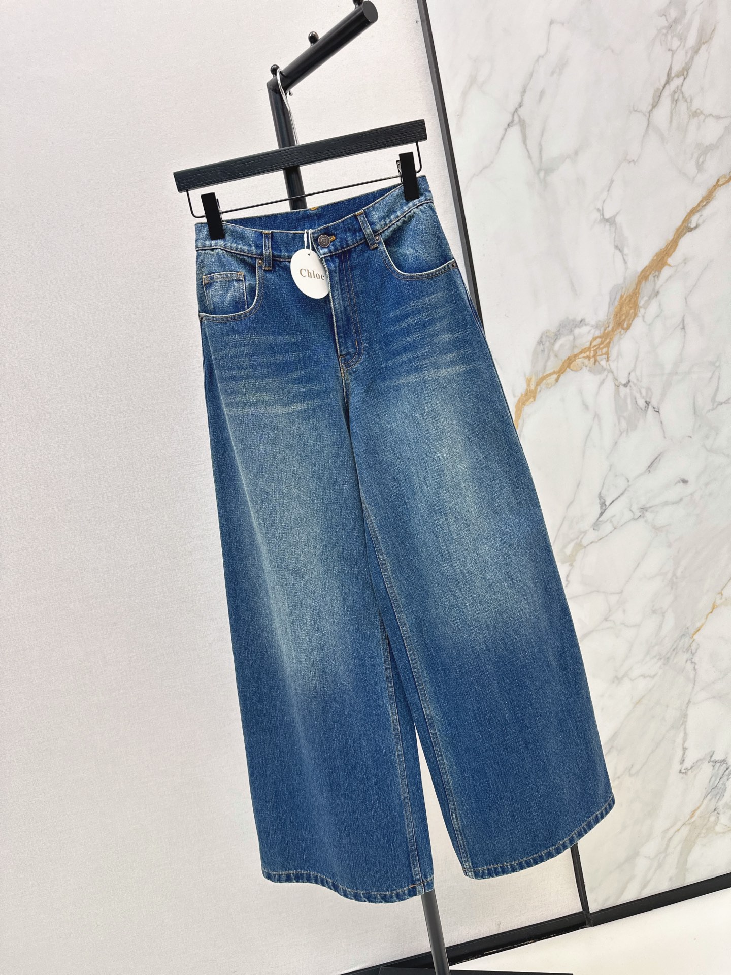 Chol 26fw straight-leg jeans