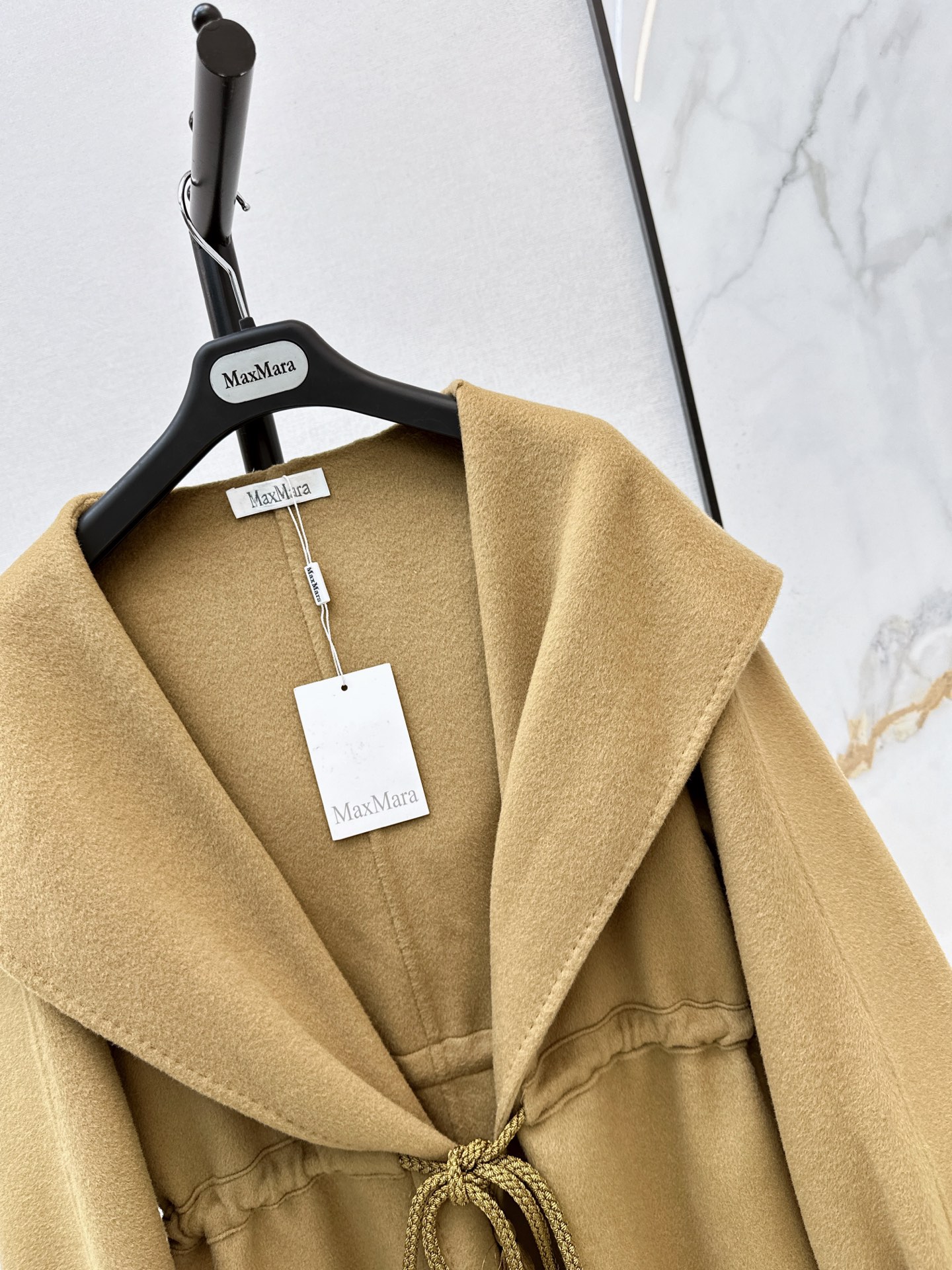 Max 26fw cashmere hooded overcoats