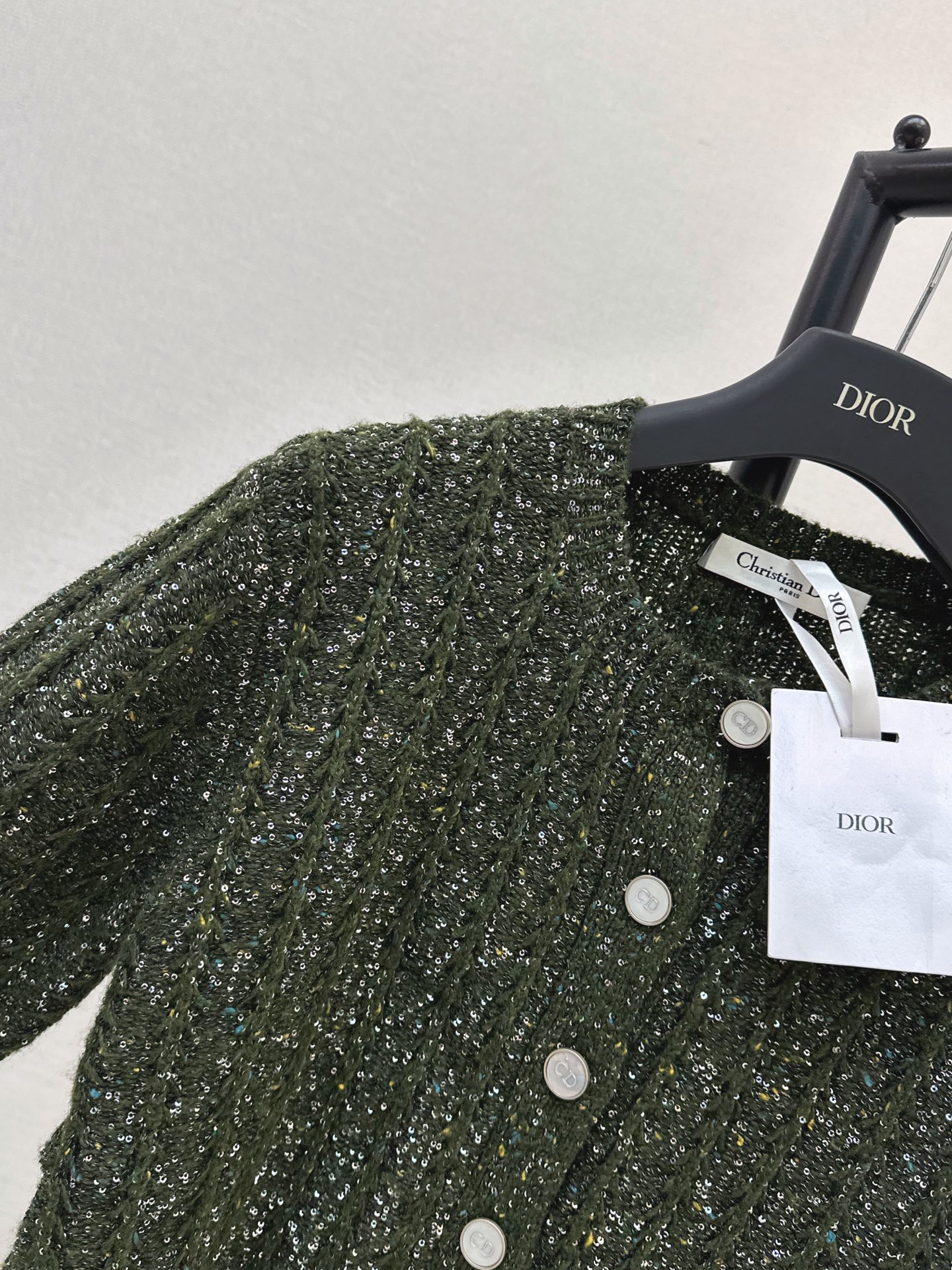 CD 26fw sequin cardigan jacket