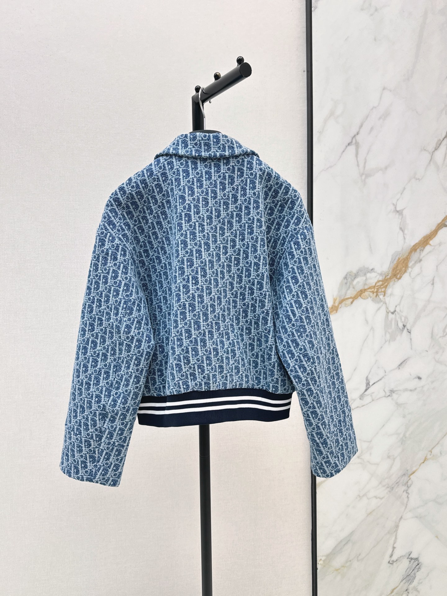 CD 26fw tweed zipper jacket
