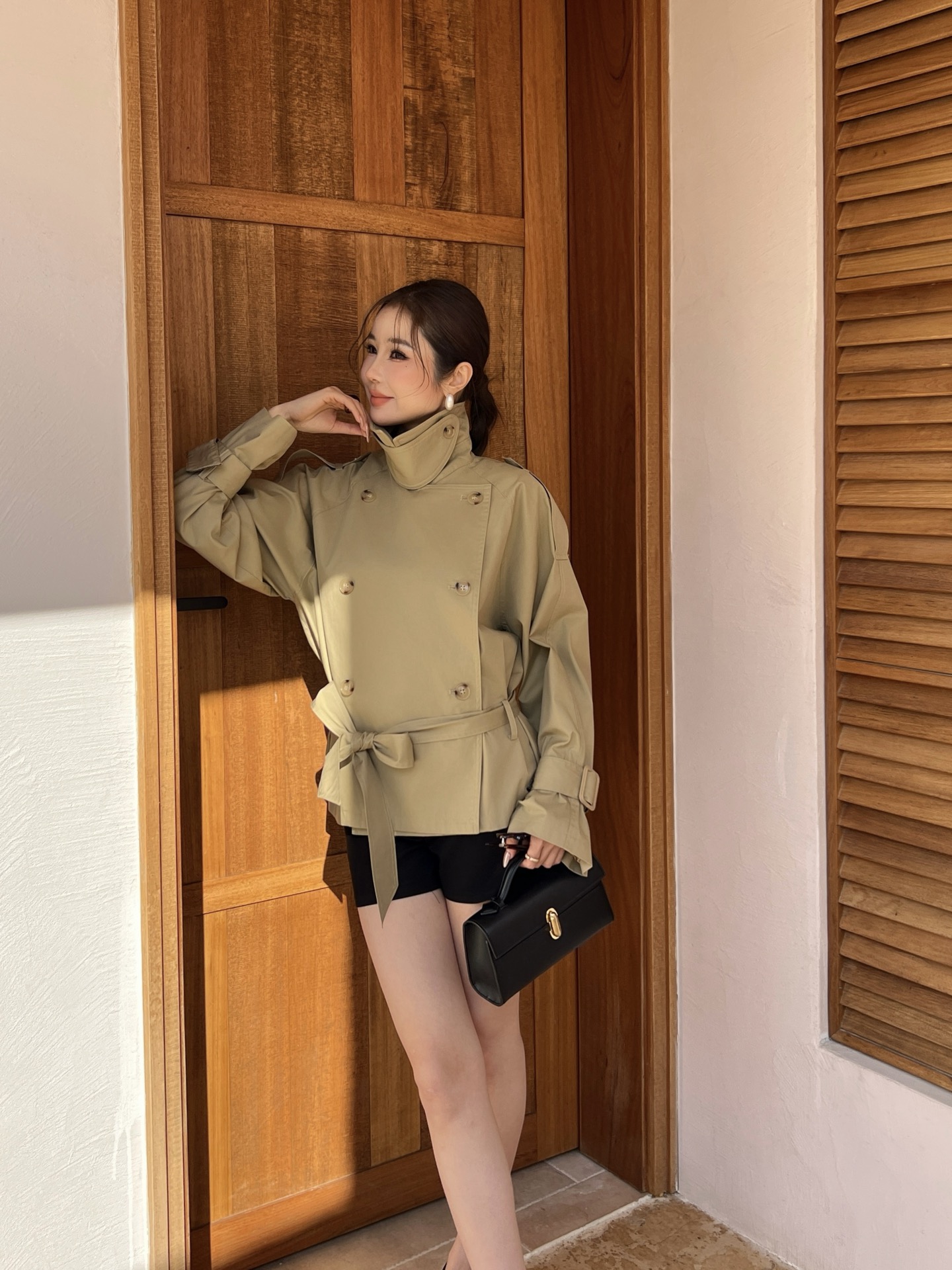 Brun 26fw trench coat