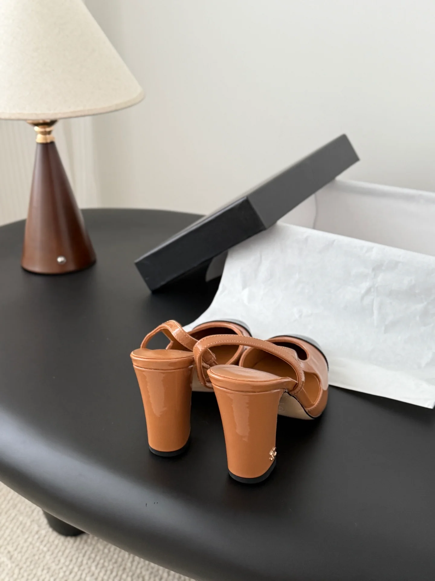Chan 25fw slingback heels
