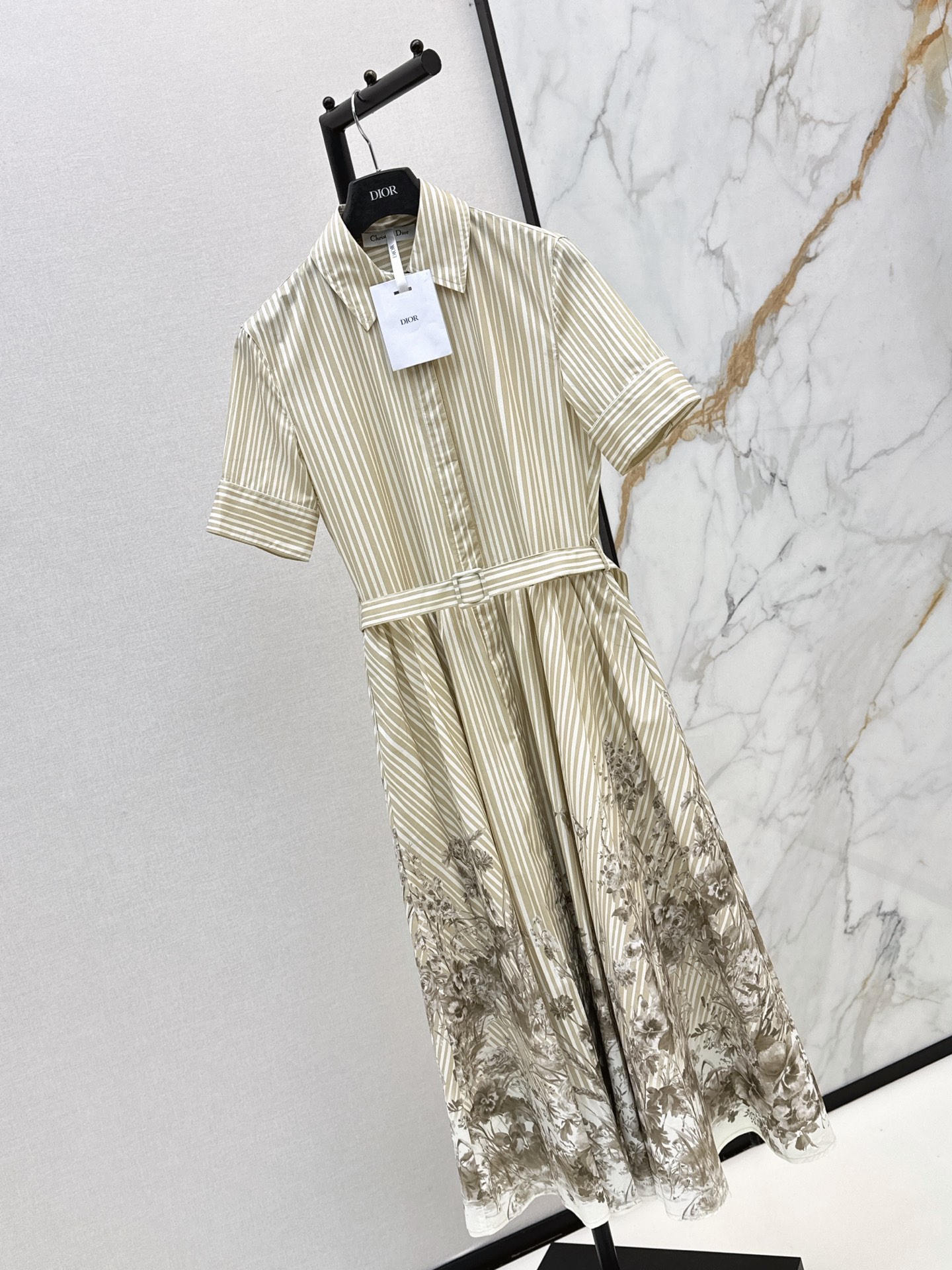 CD 26fw stripe print dress