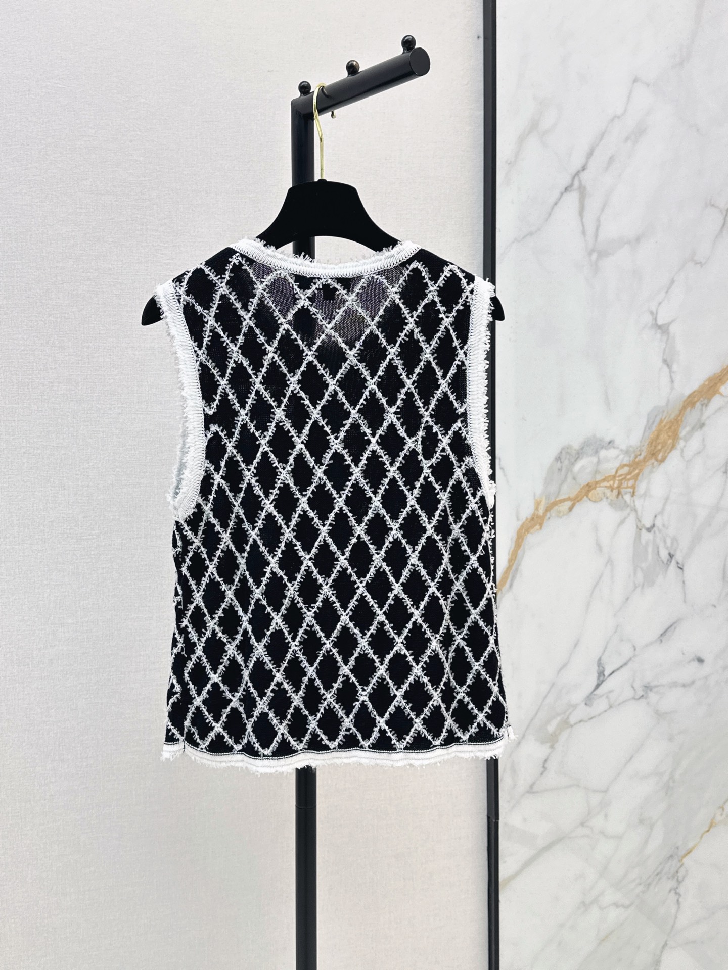 Chan 26fw knit vest jacket