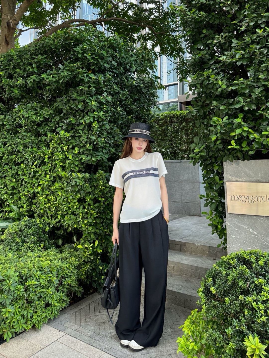CD 26ss linen straight pants