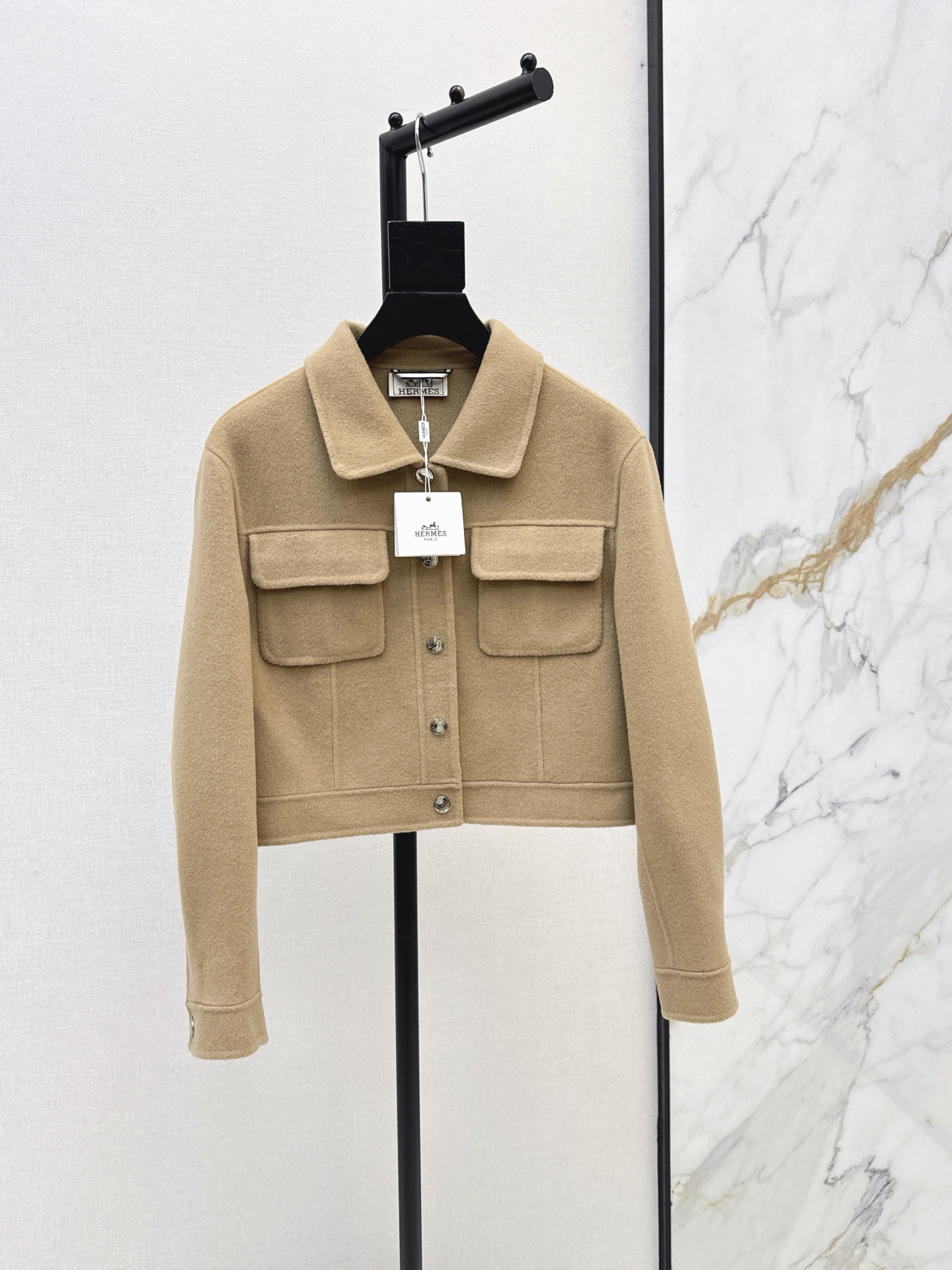 Her 26fw cashmere cropped jacket