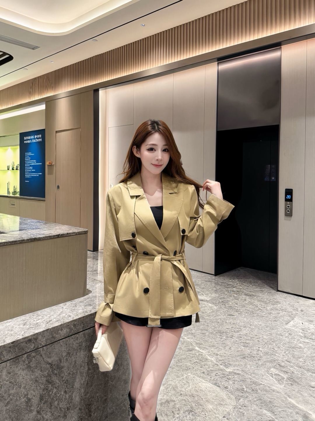CD 26fw belted trench coats
