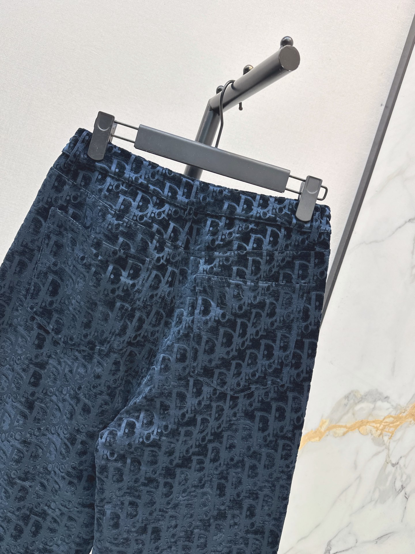 CD 26fw print straight-leg jeans