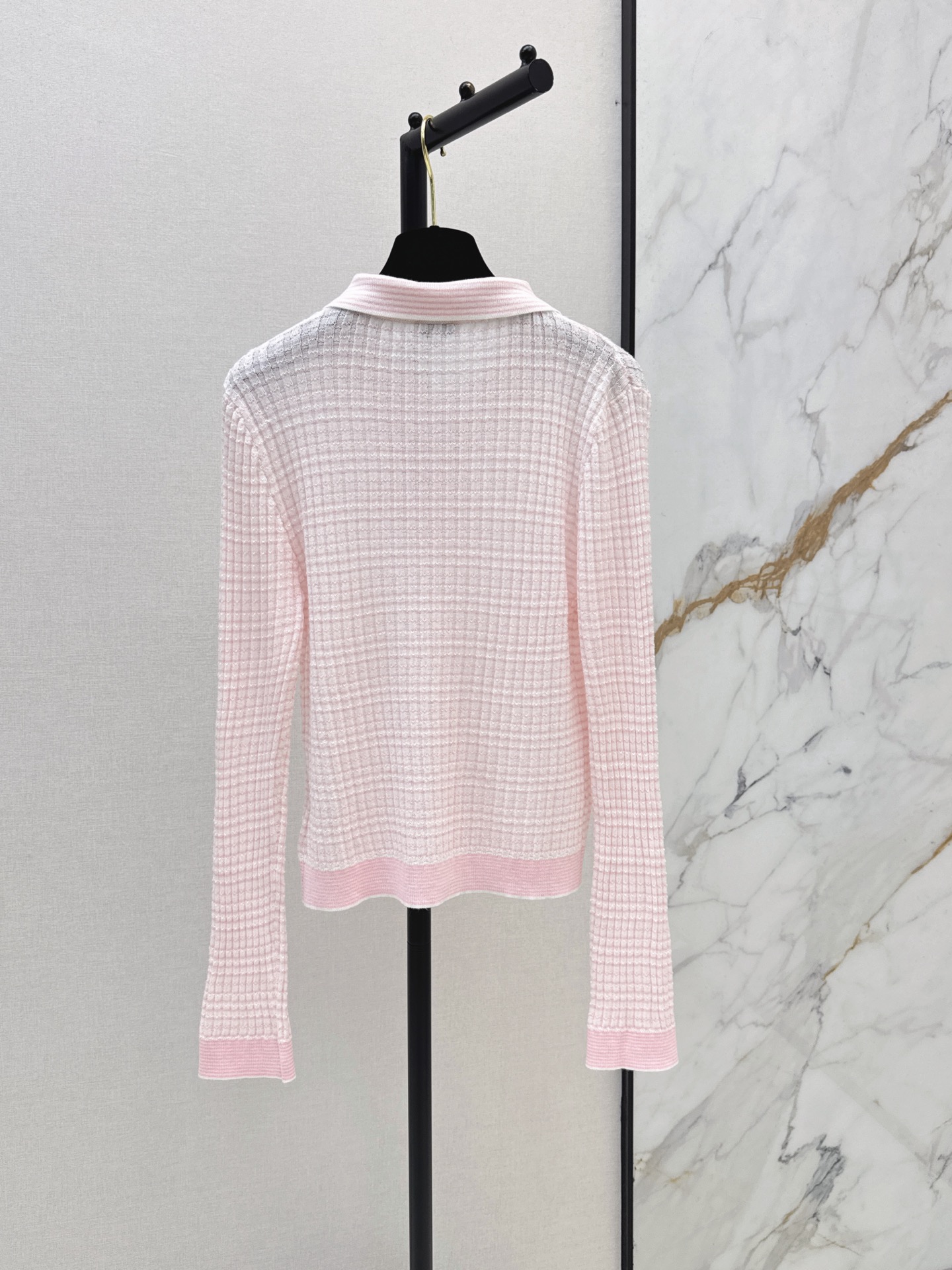Chan 26fw embroidery knitwear