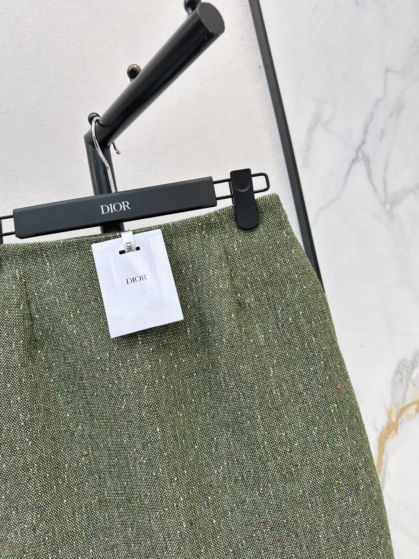CD 26fw flecked tweed skirt