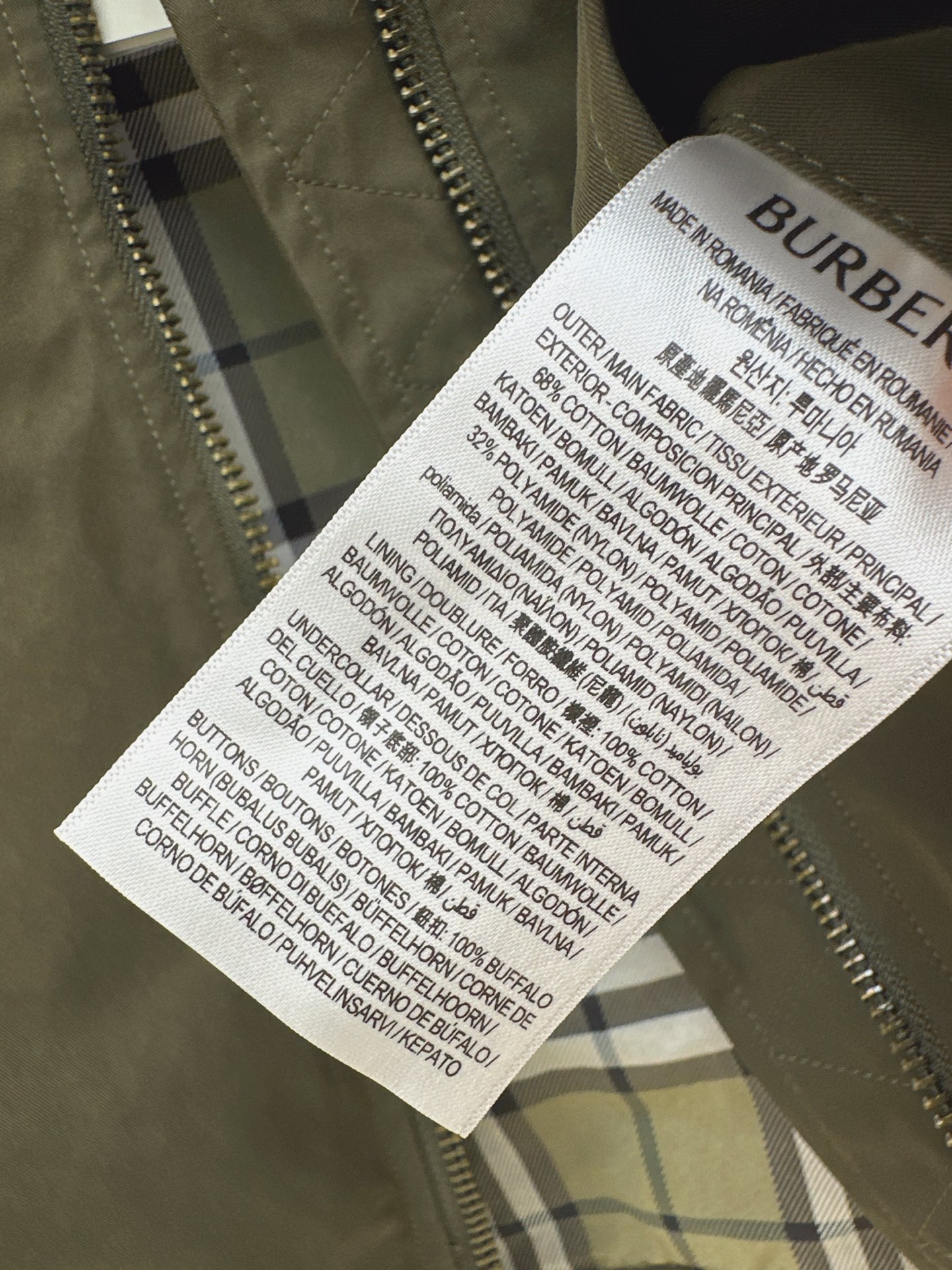 Bur 26fw zipper jacket