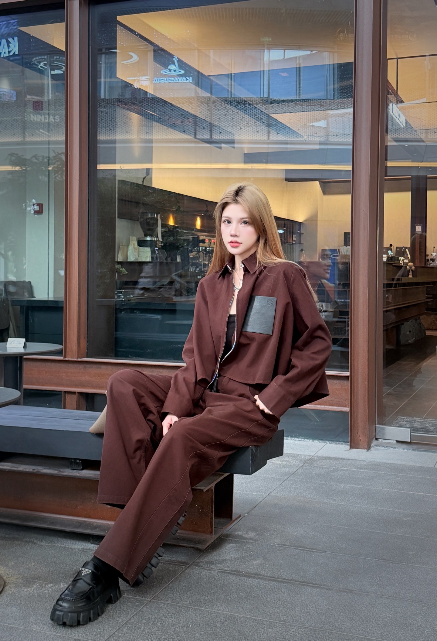 Loe 26fw straight-leg pants