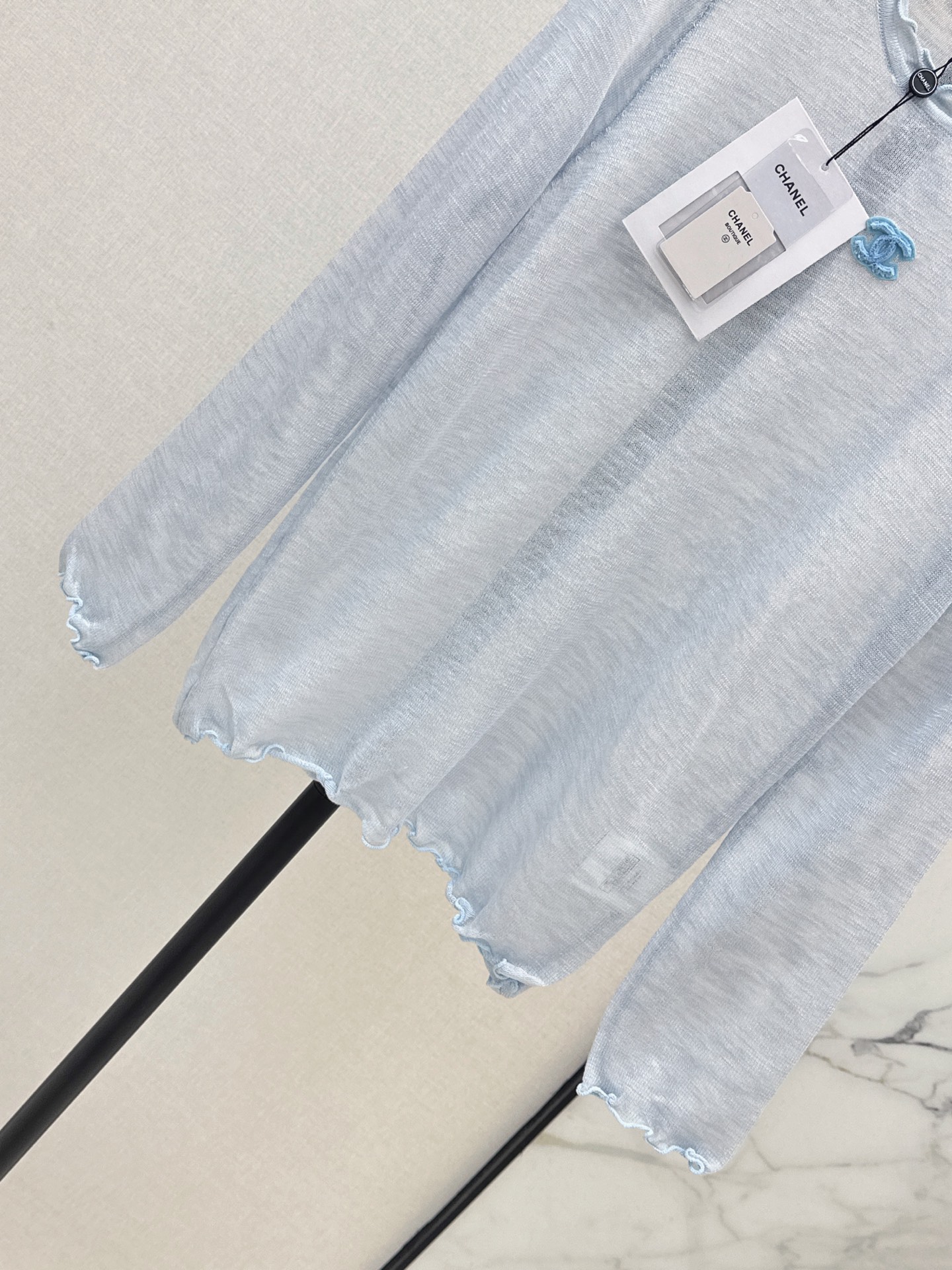 Chan 26fw 2pcs knit vest tee sets
