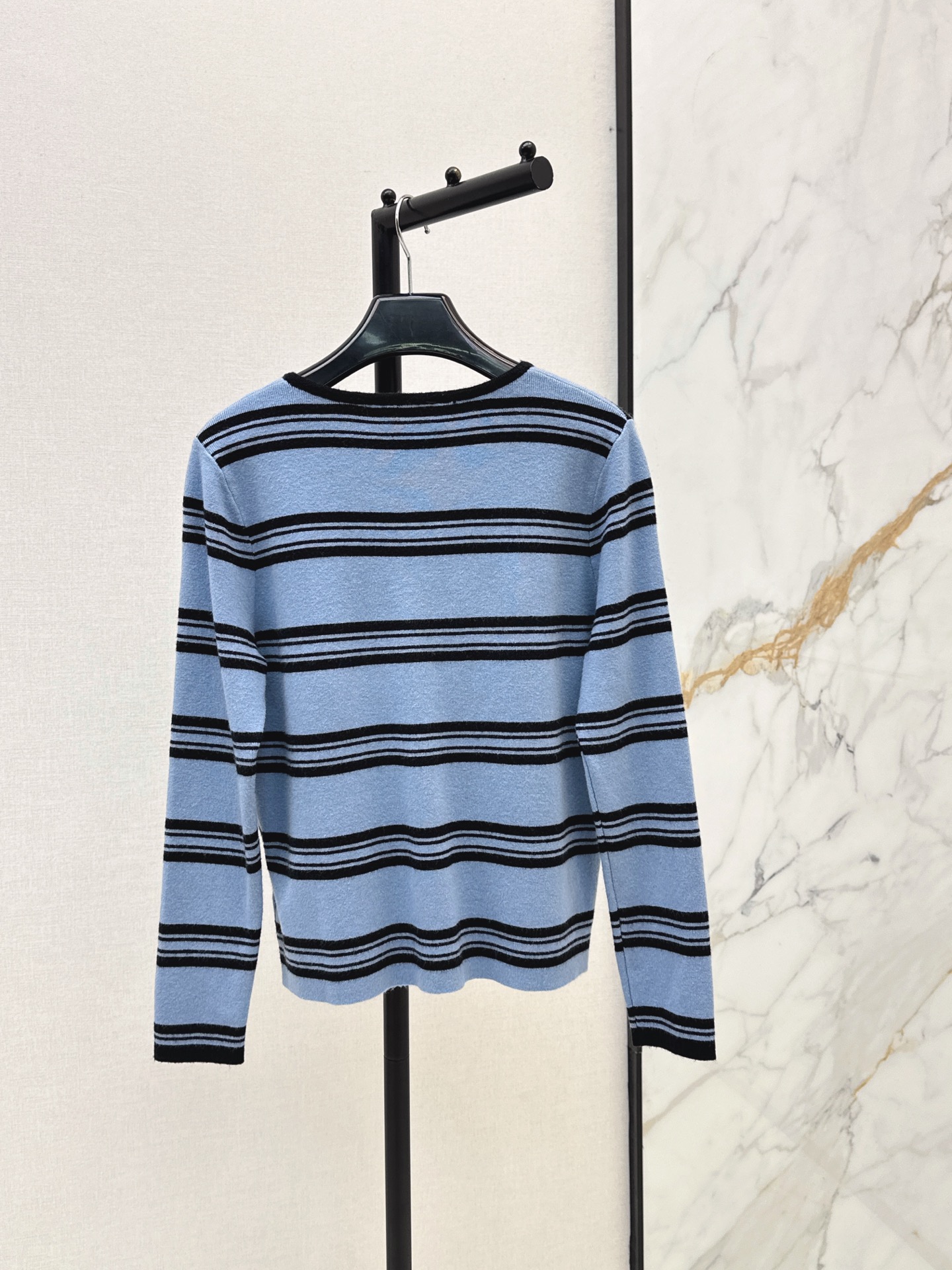 Sain 26fw stripe knit cardigan