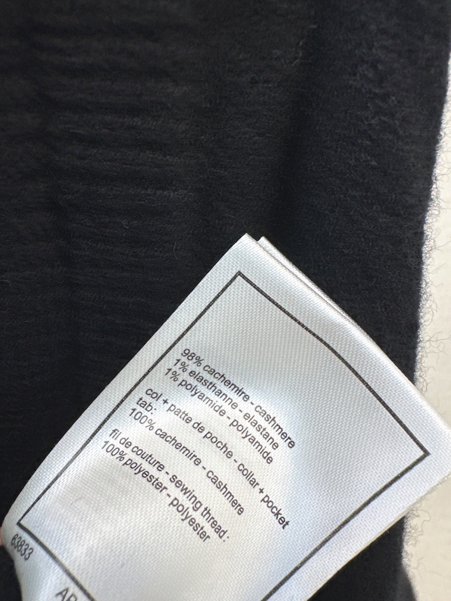 Chan 26fw cashmere straight-leg pants