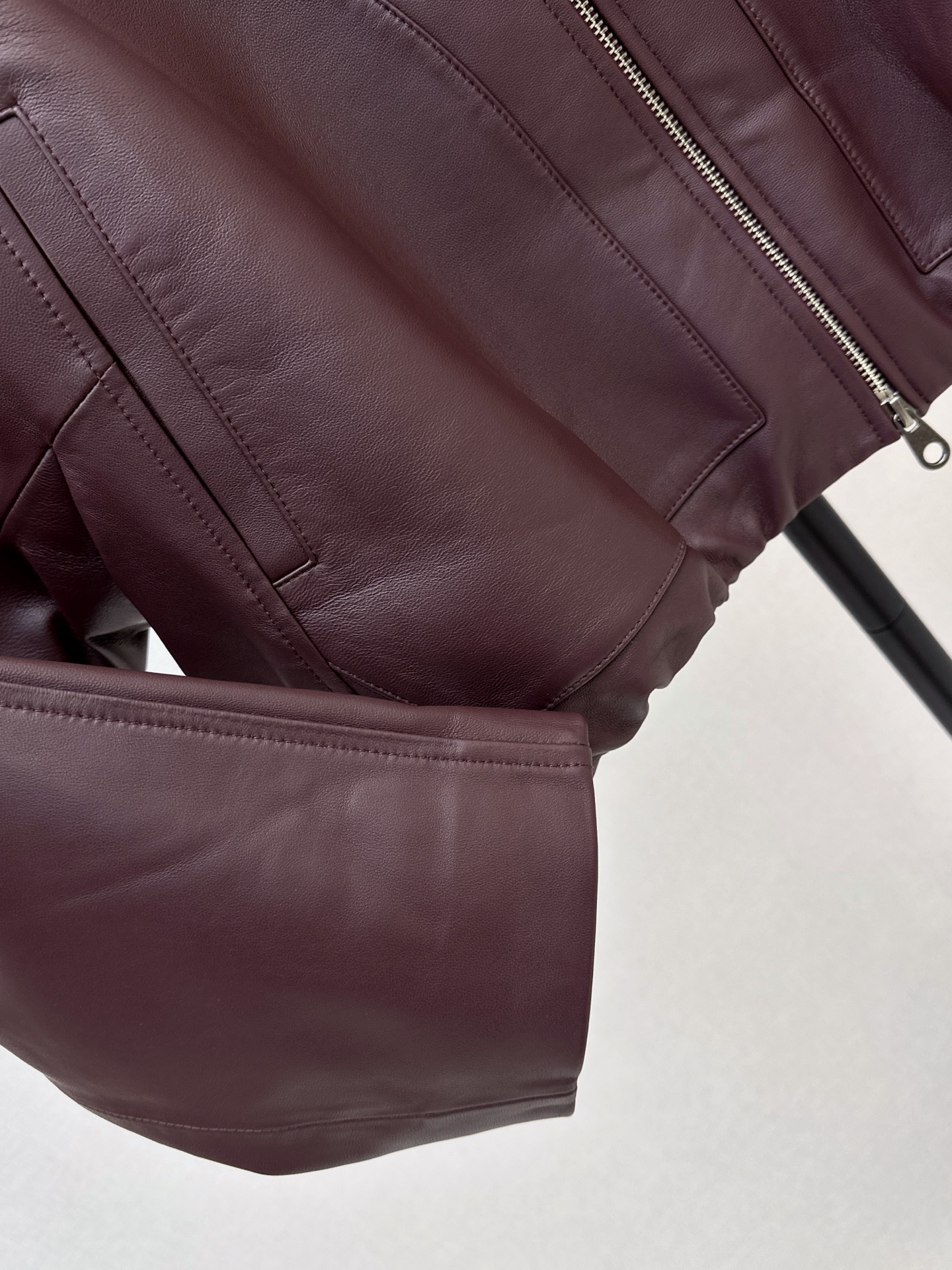 Brun 26fw leather jacket