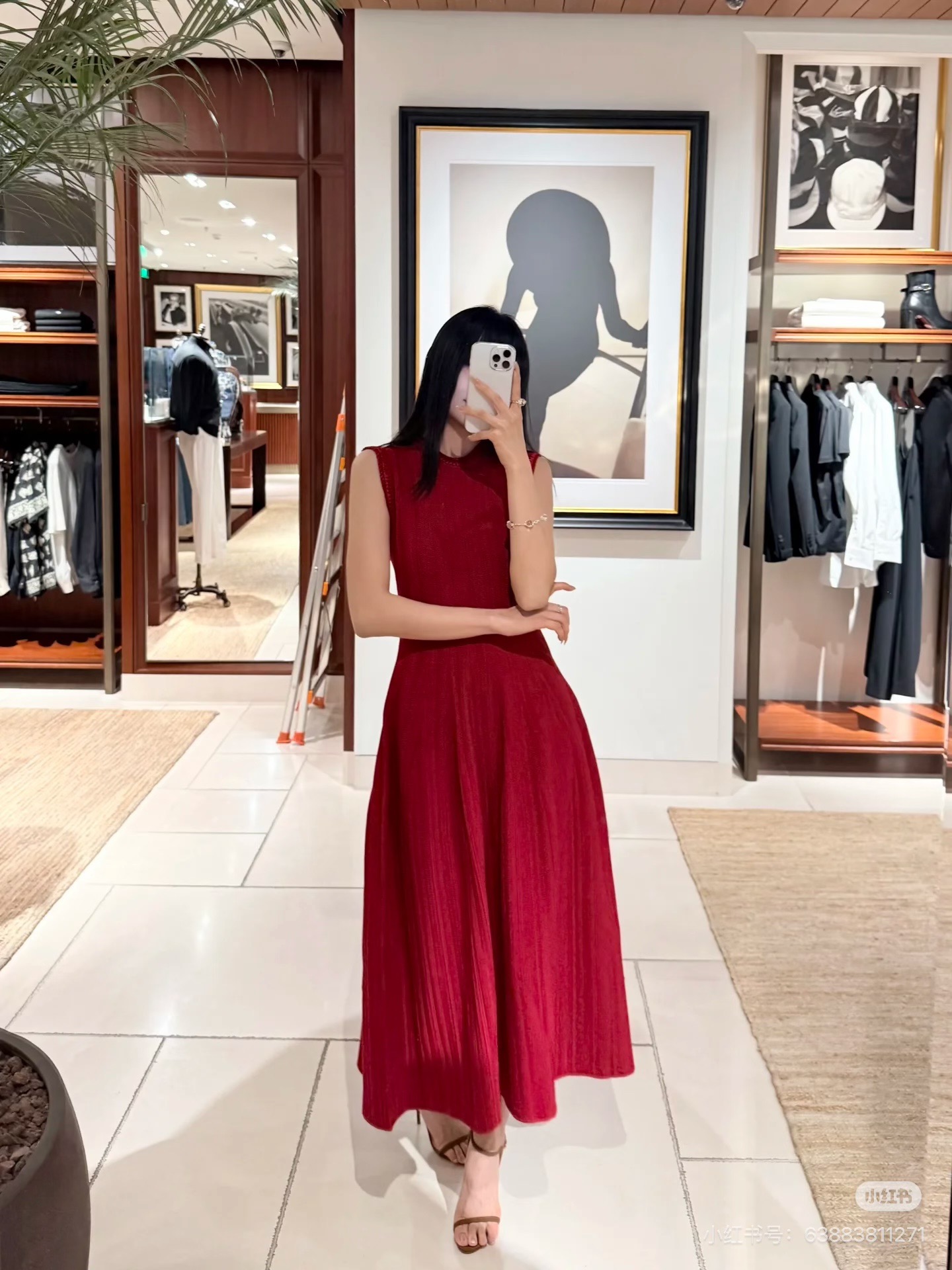 Ralp 26fw sleeveless knit dress