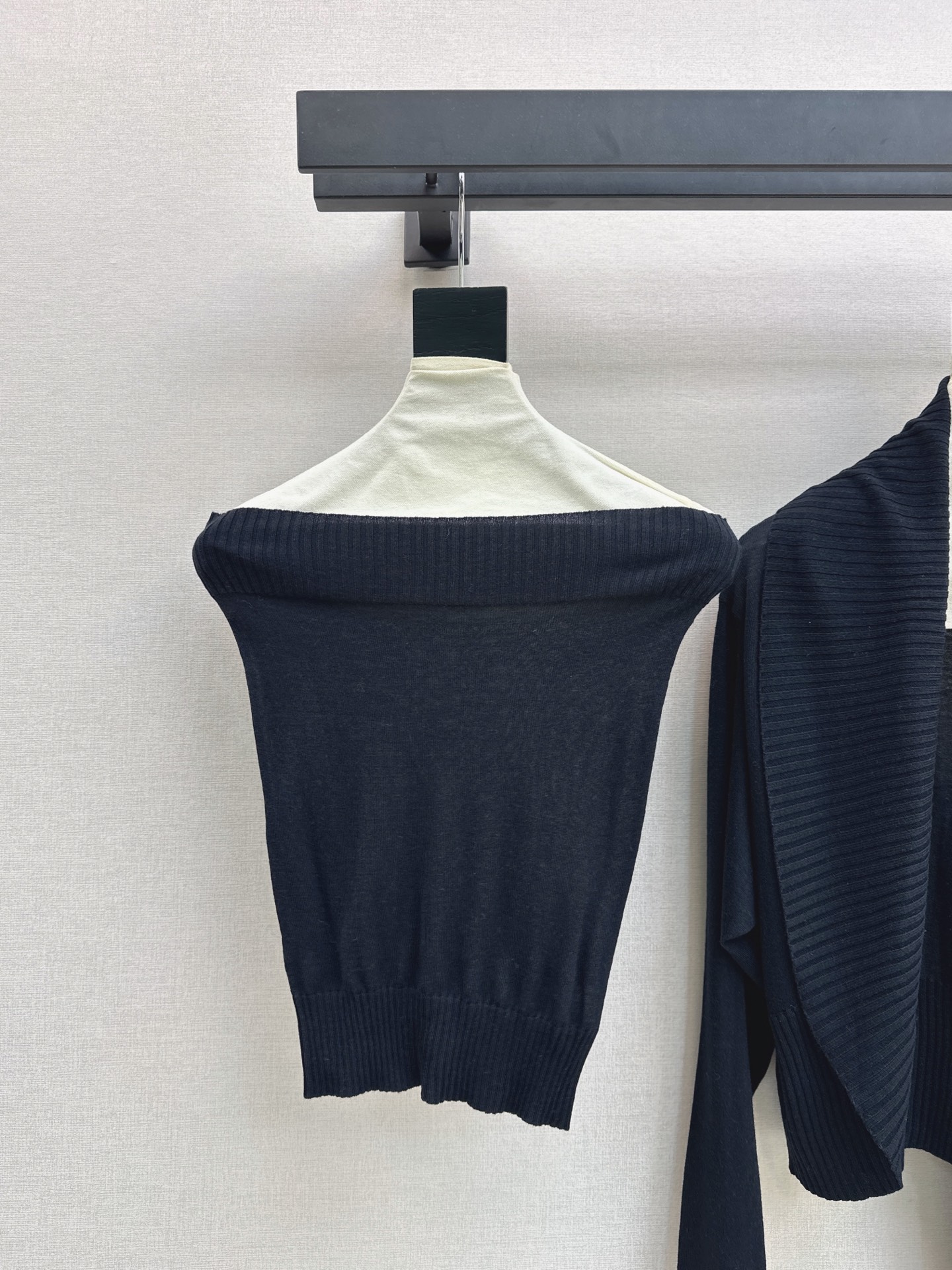 Row 26fw wool cardigan tube top pants sets