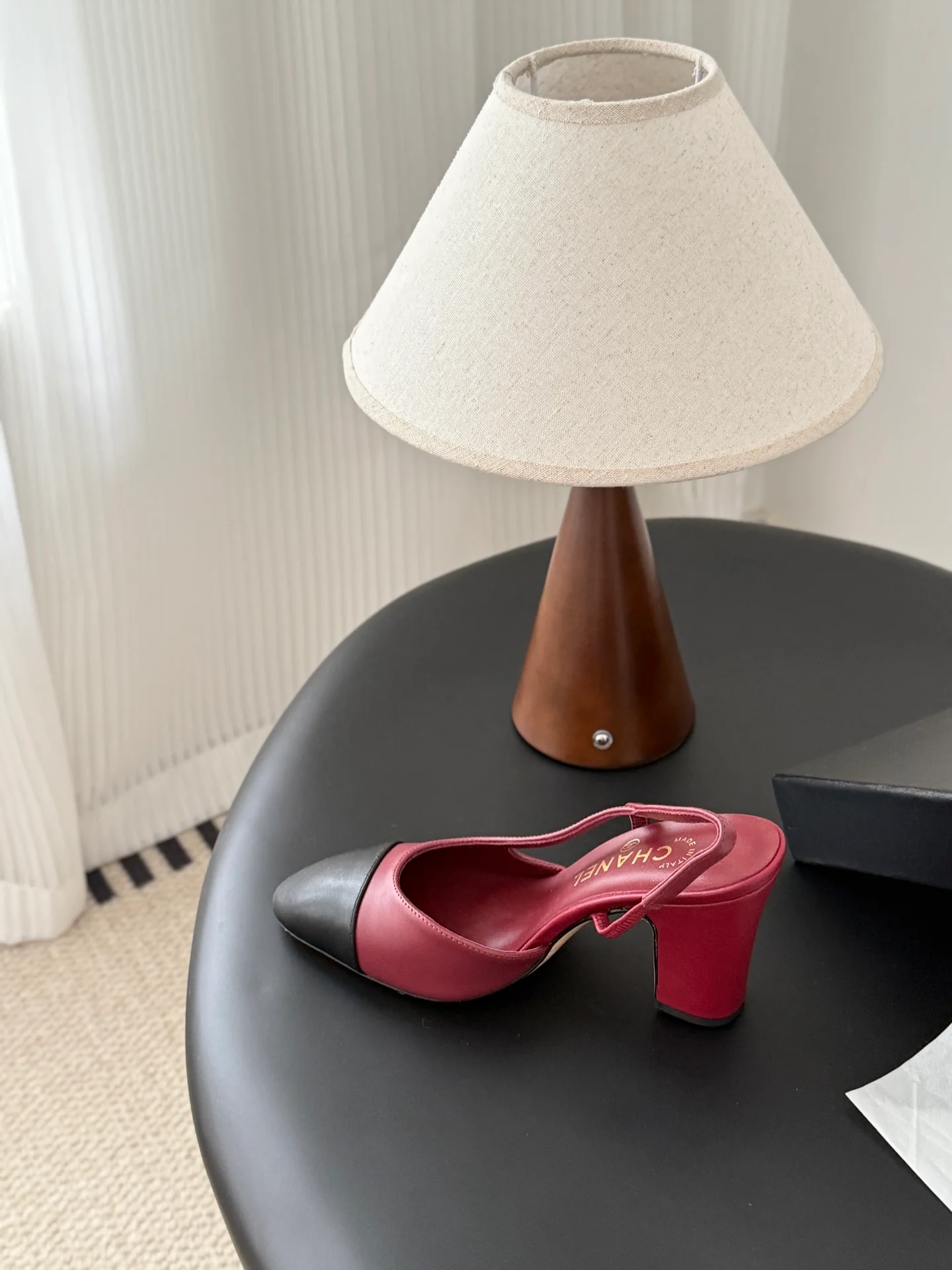 Chan 25fw slingback heels