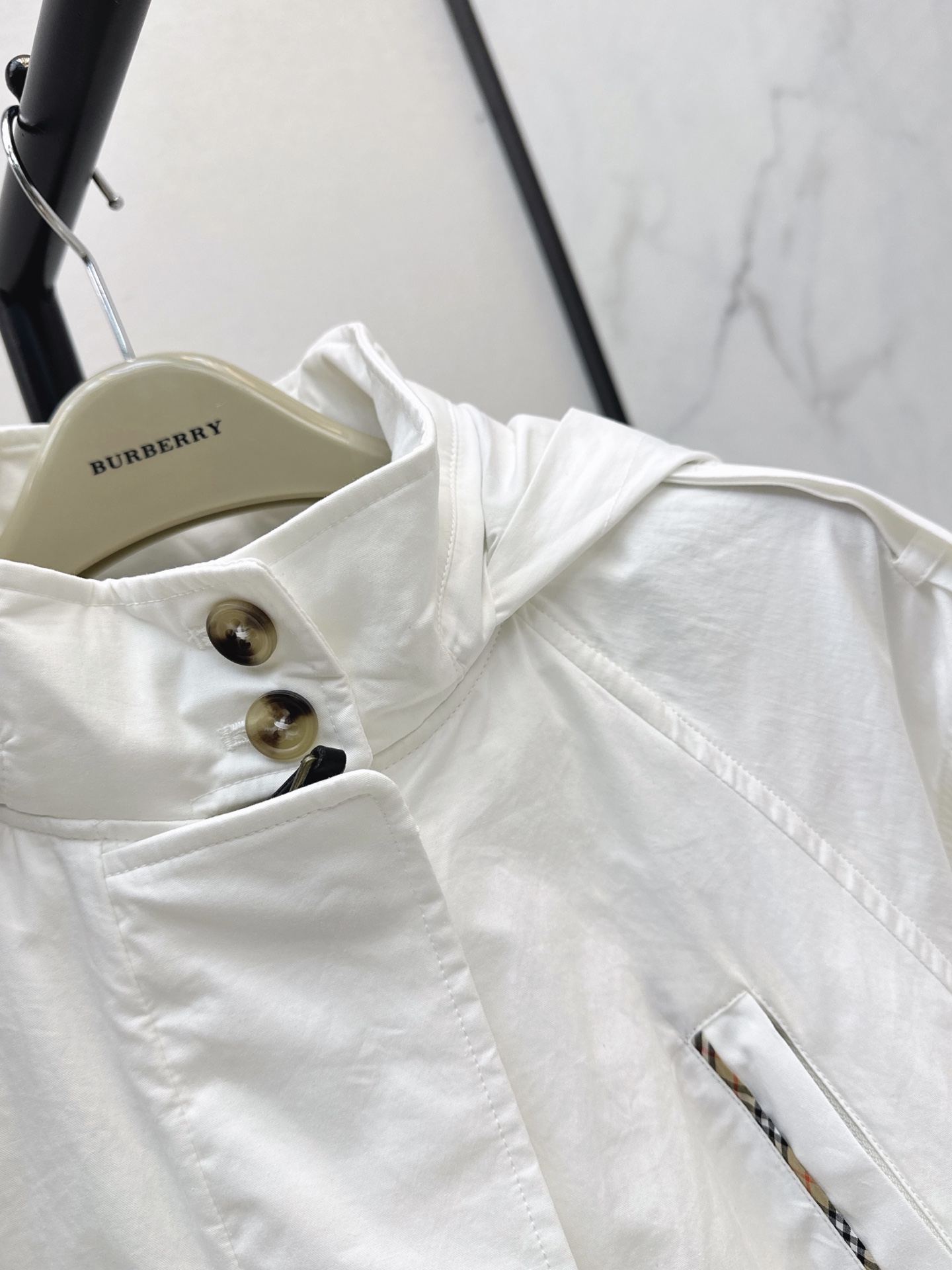 Bur 26fw hooded trench coats