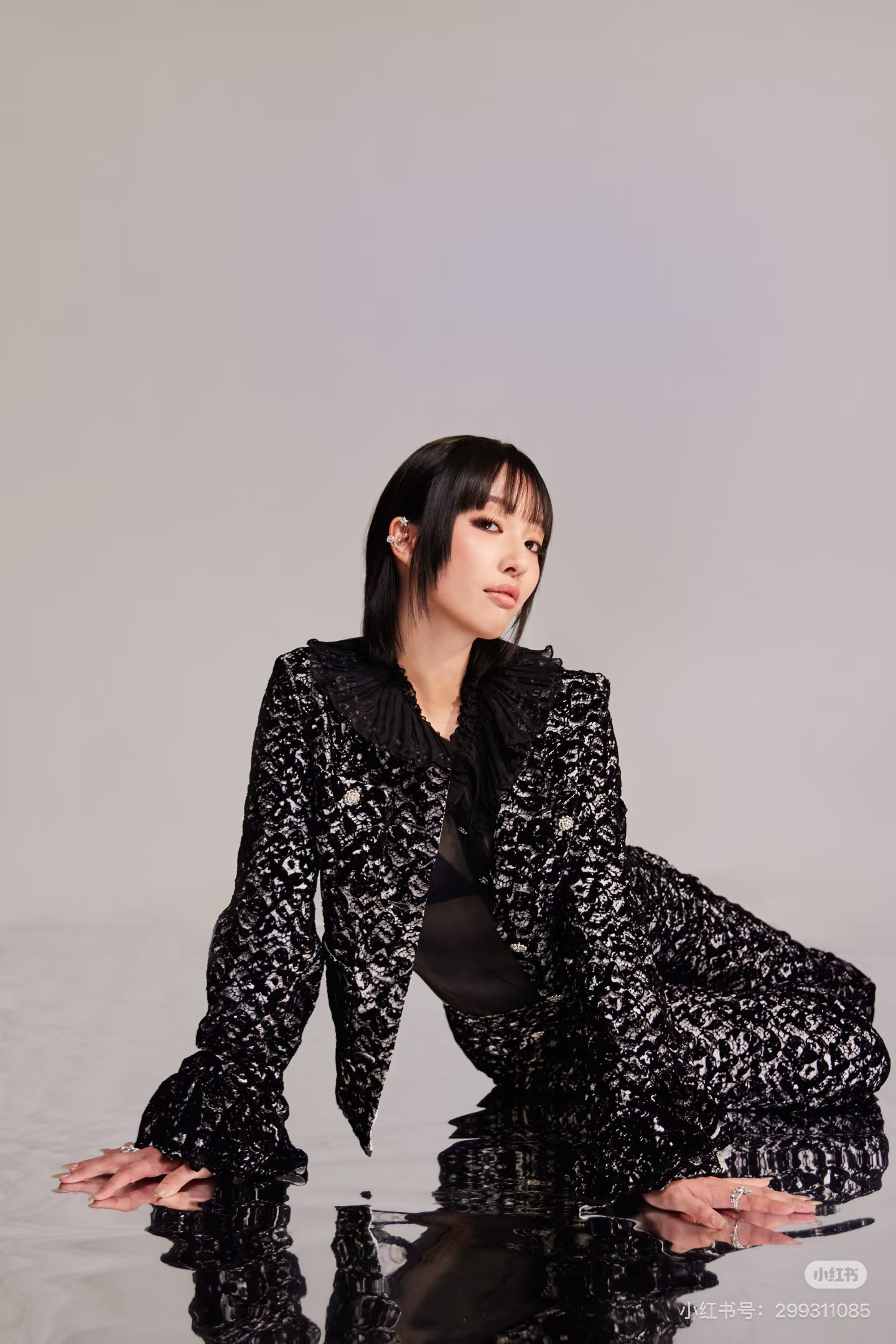 Chan 26fw lace jacket