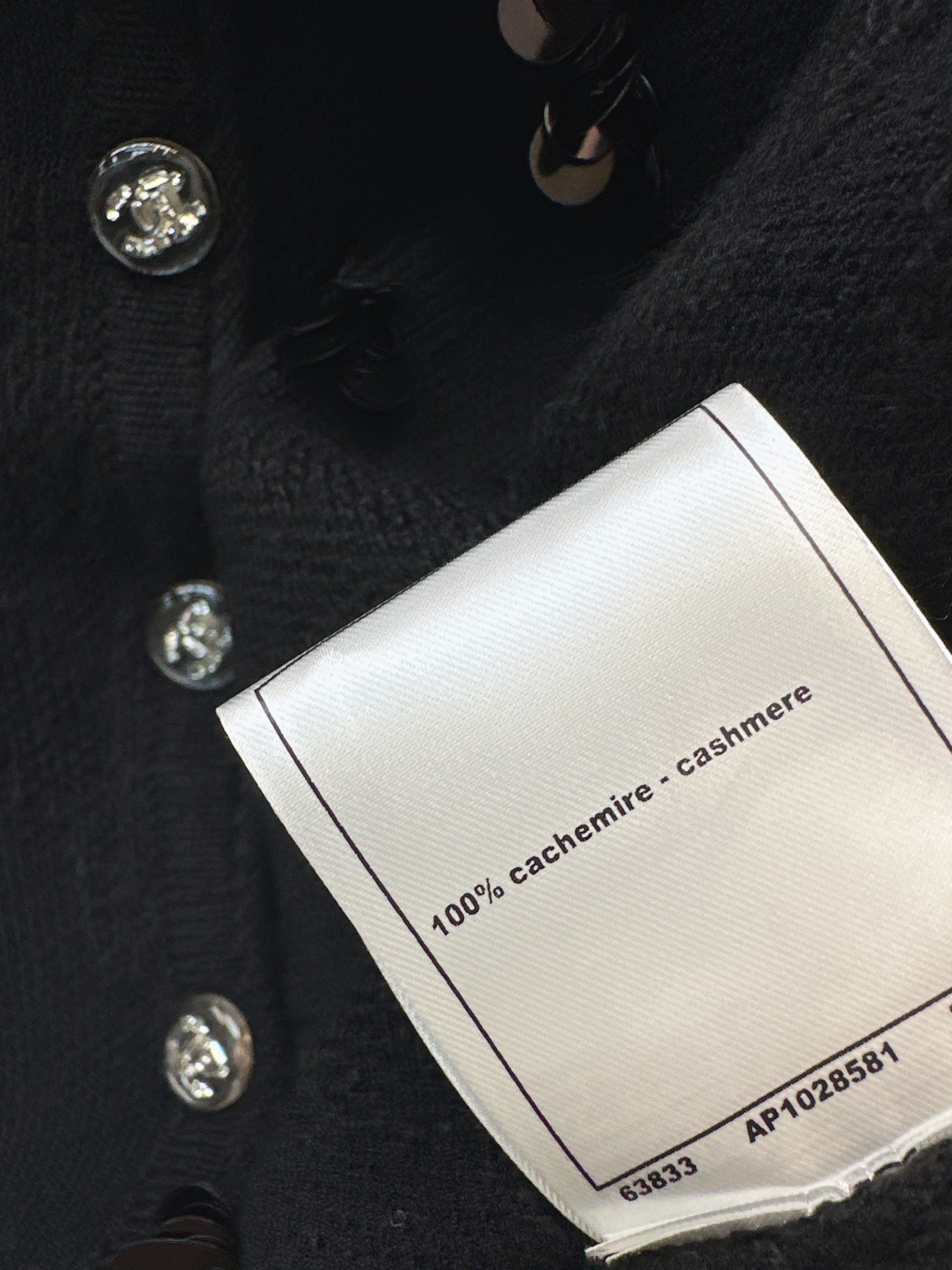 Chan 26fw sequin knit cardigan