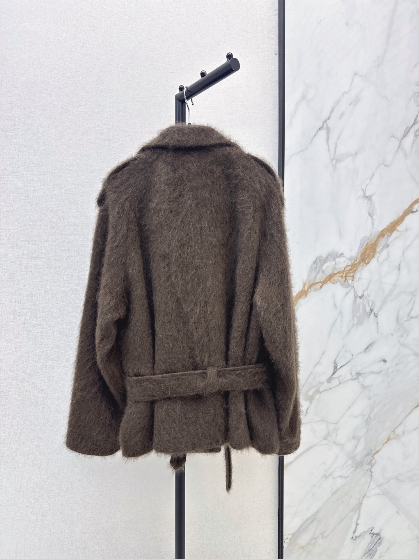 Max 26fw belted woolen jacket