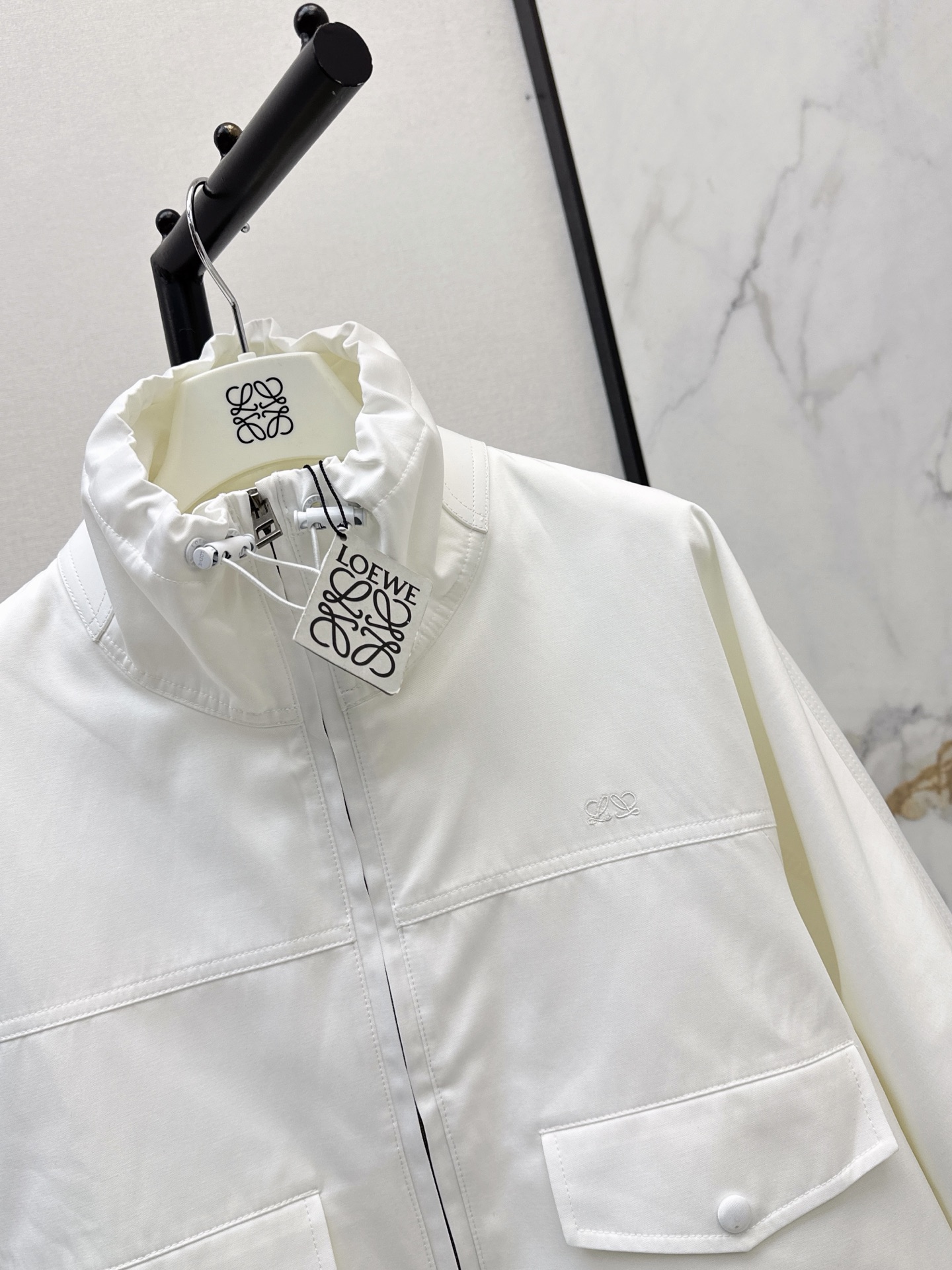 Loe 26FW Cropped Denim Jacket