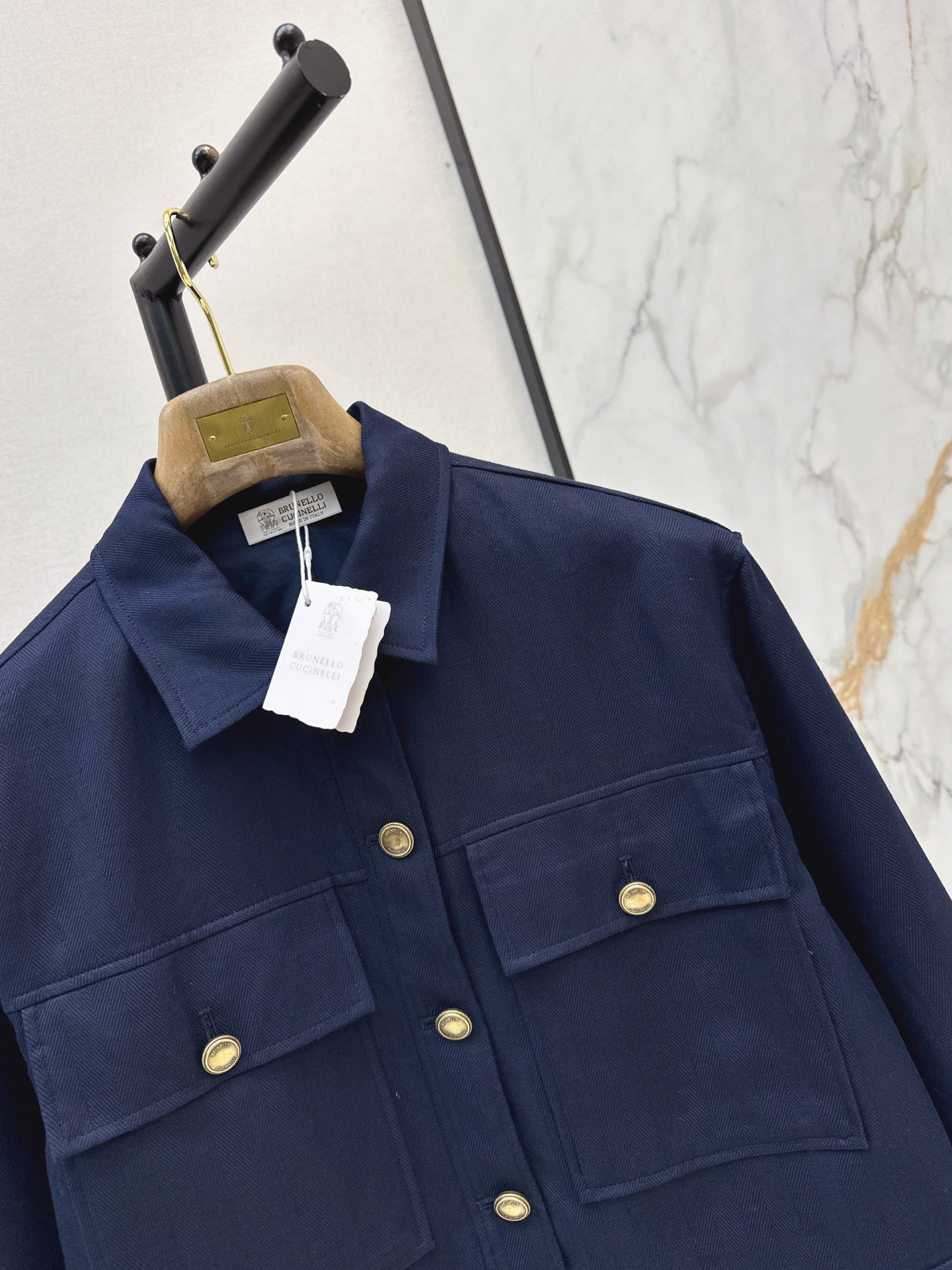 Brun 26fw cropped jacket