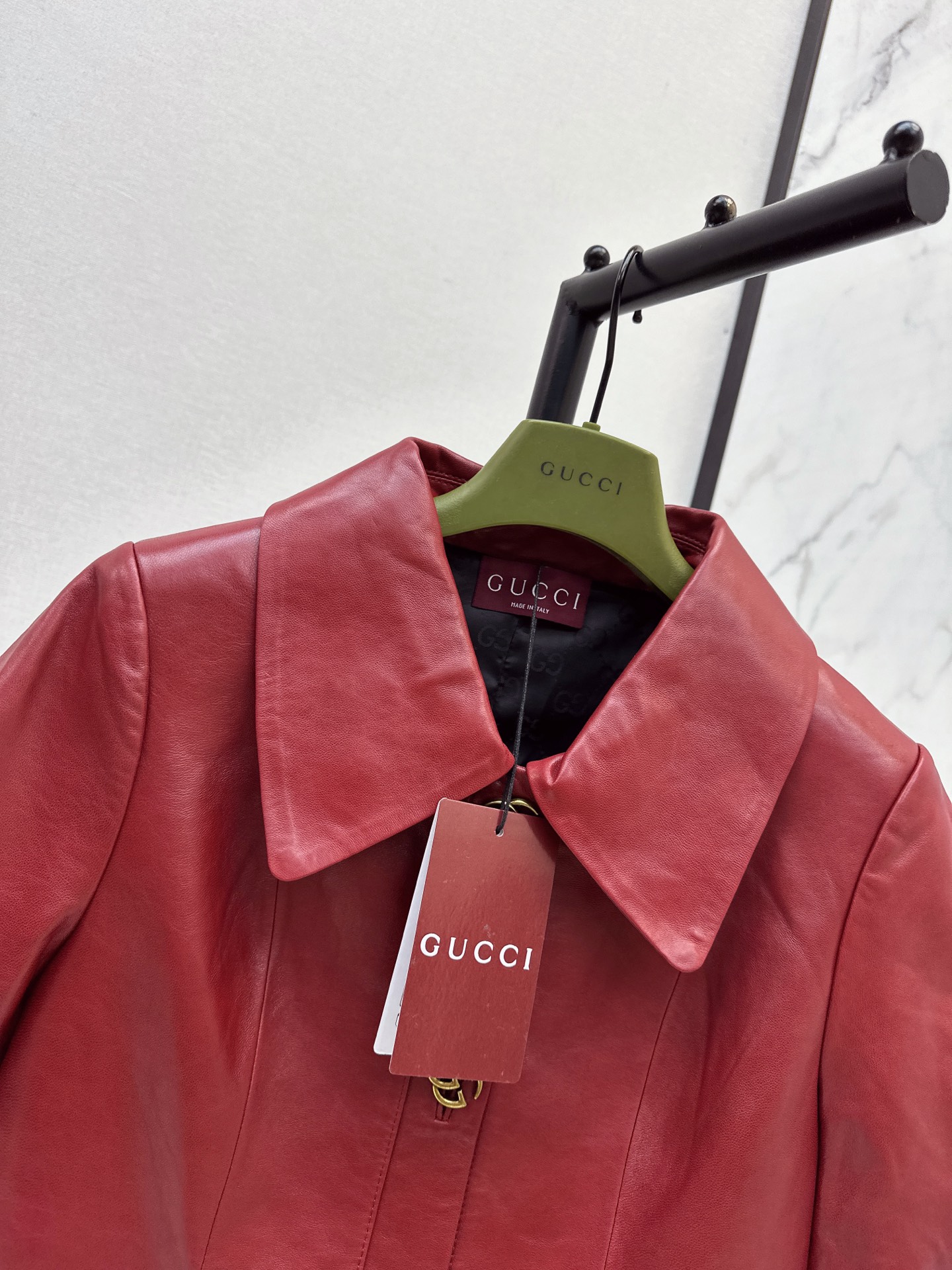 Guc 26fww leather dress