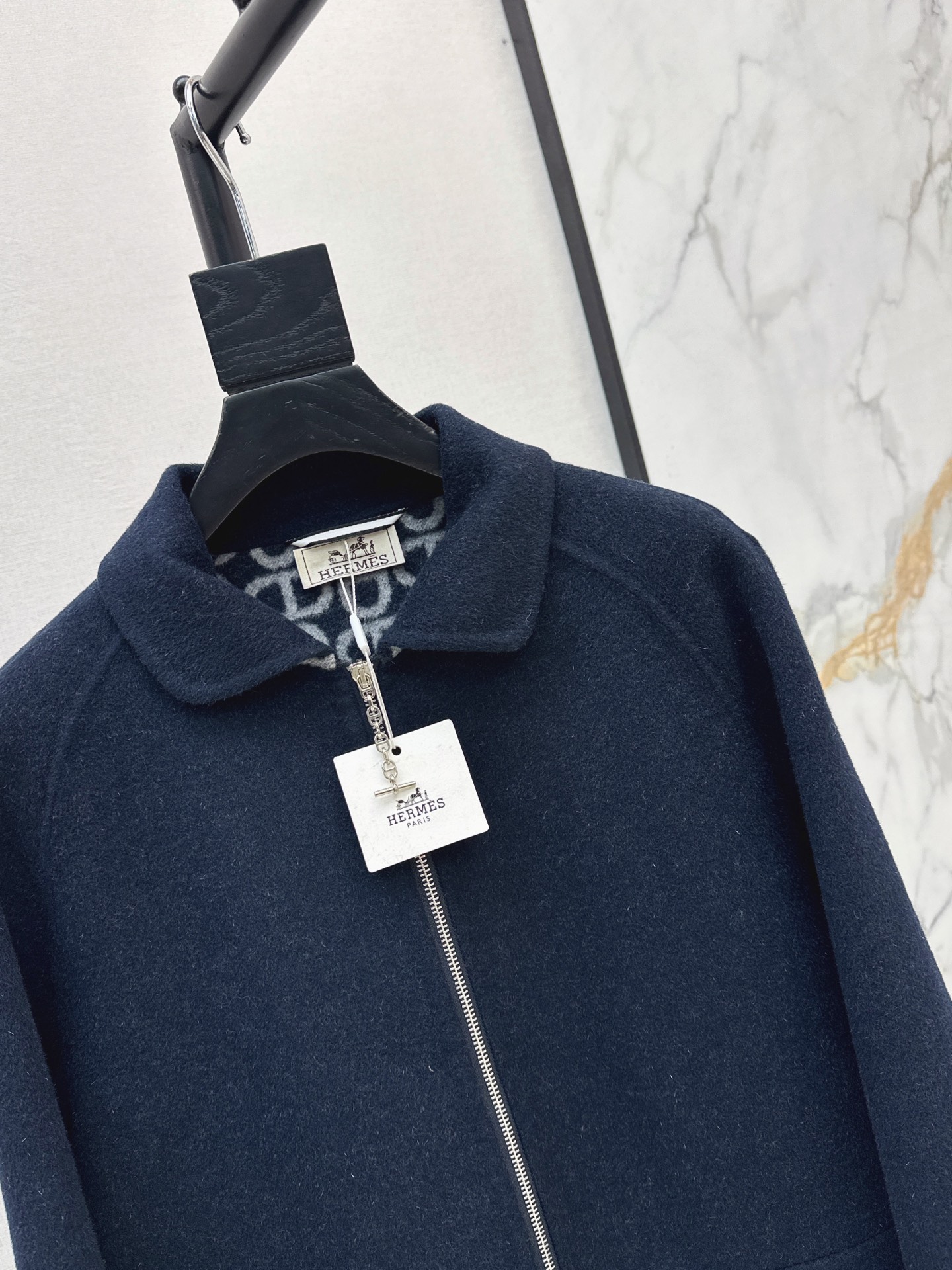 Her 26fw cashmere zip-up overcoats