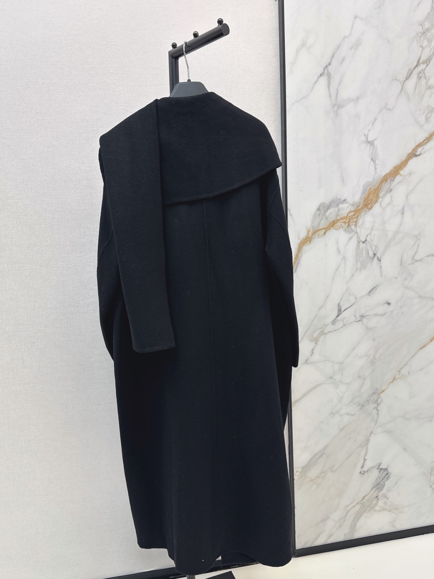 Loui 26fw woolen scarf overcoats