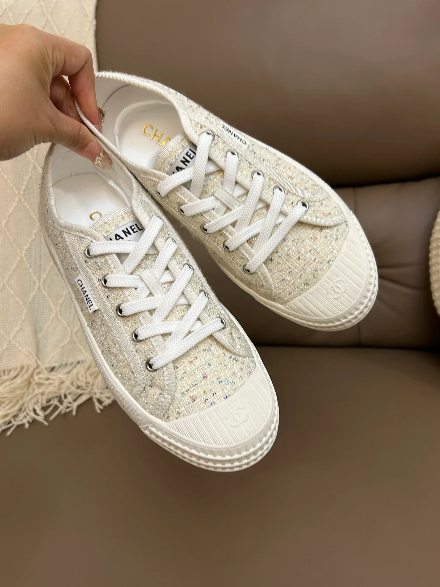 Chan 25fw causal canvas sneakers